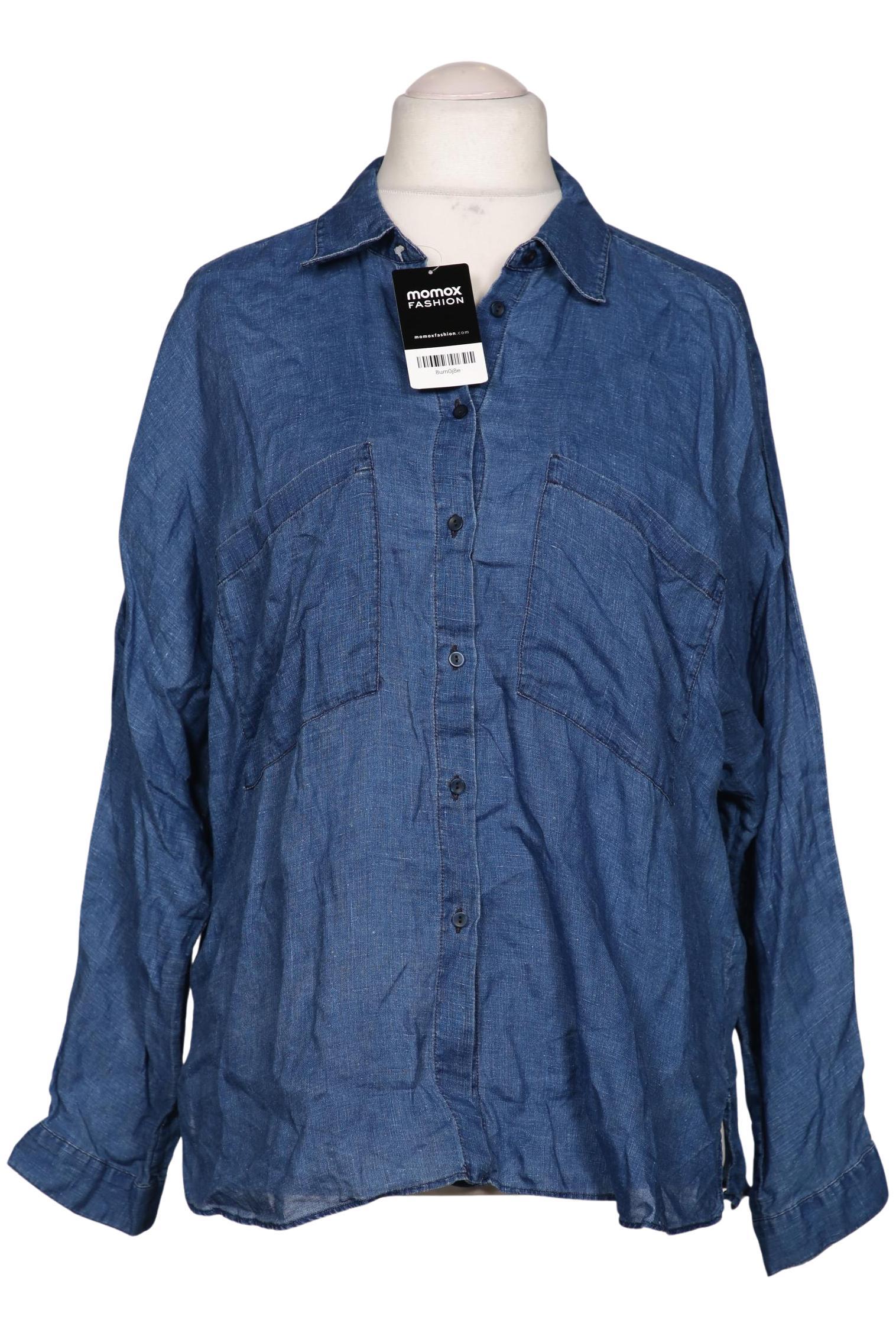 

Massimo Dutti Damen Bluse, blau, Gr. 42