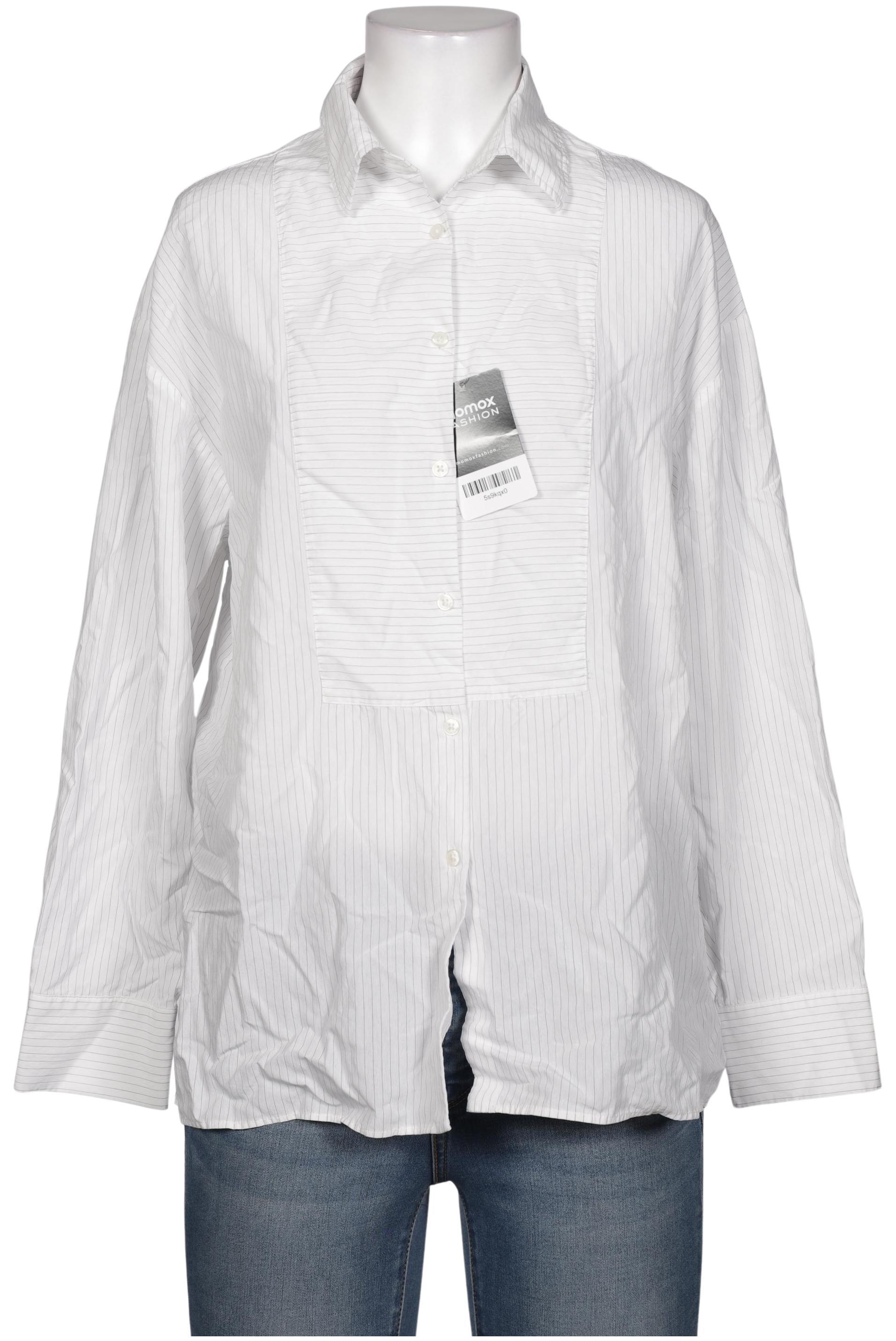 

Massimo Dutti Damen Bluse, weiß, Gr. 36