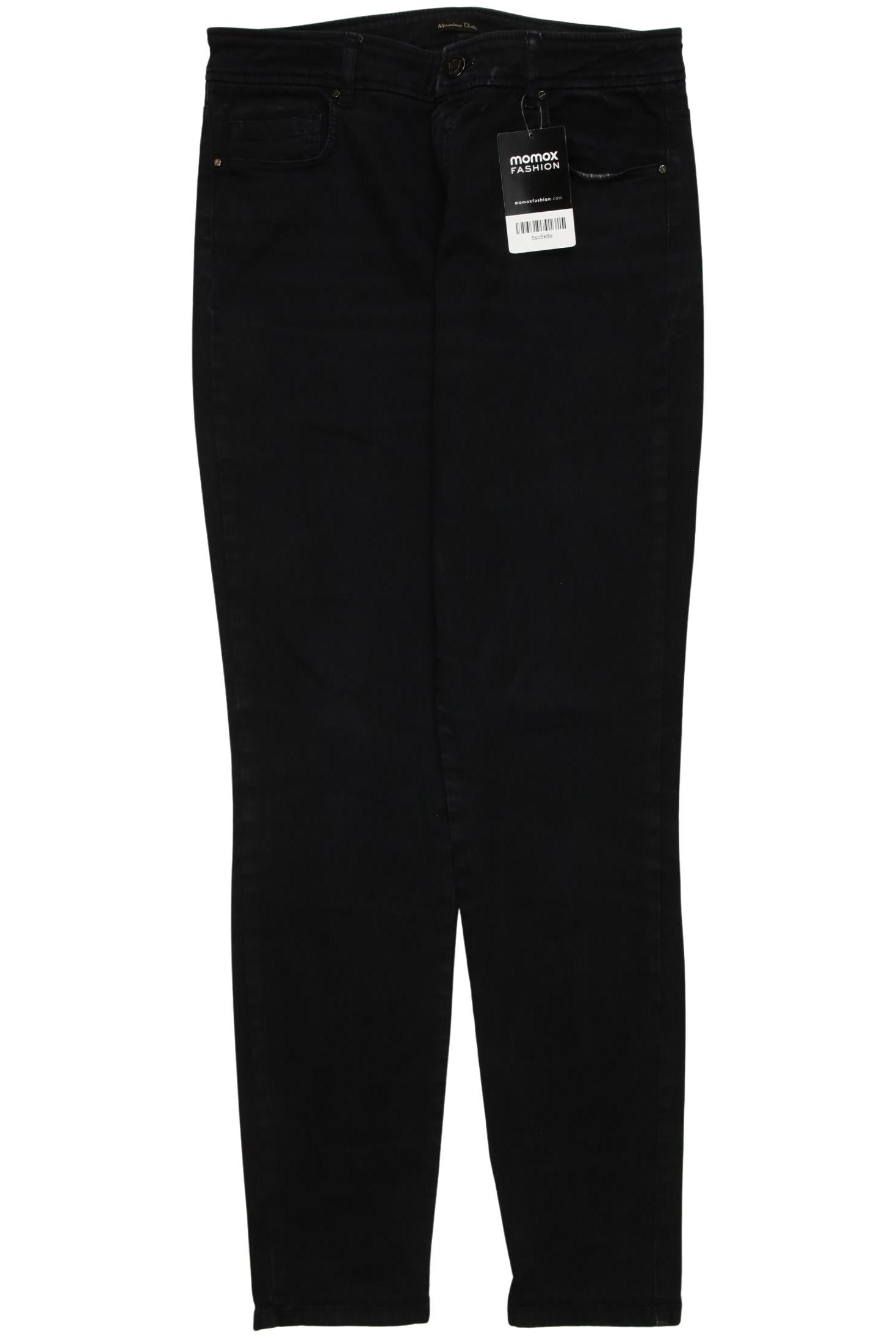 

Massimo Dutti Damen Stoffhose, schwarz, Gr. 30