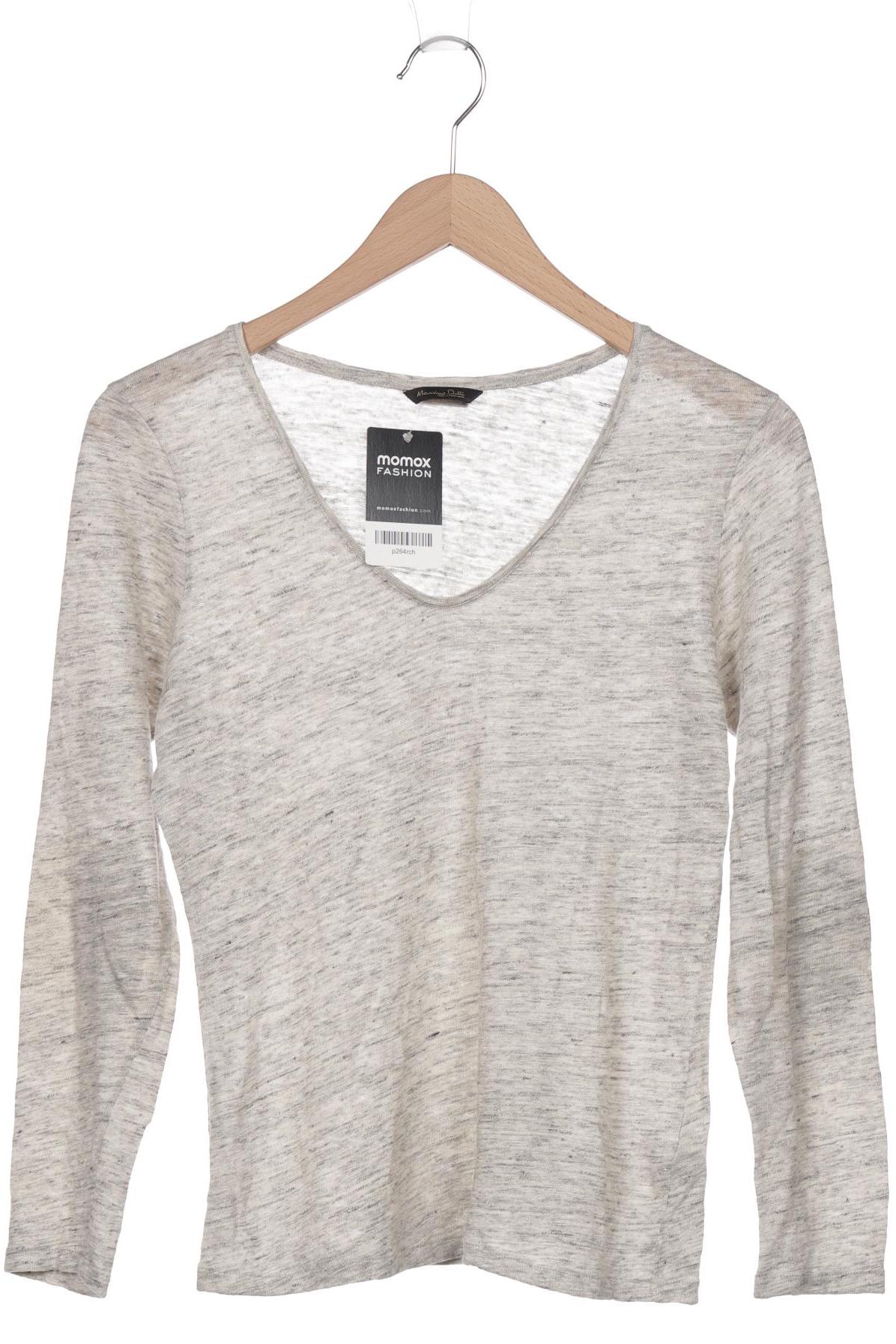 

Massimo Dutti Damen Langarmshirt, grau, Gr. 38