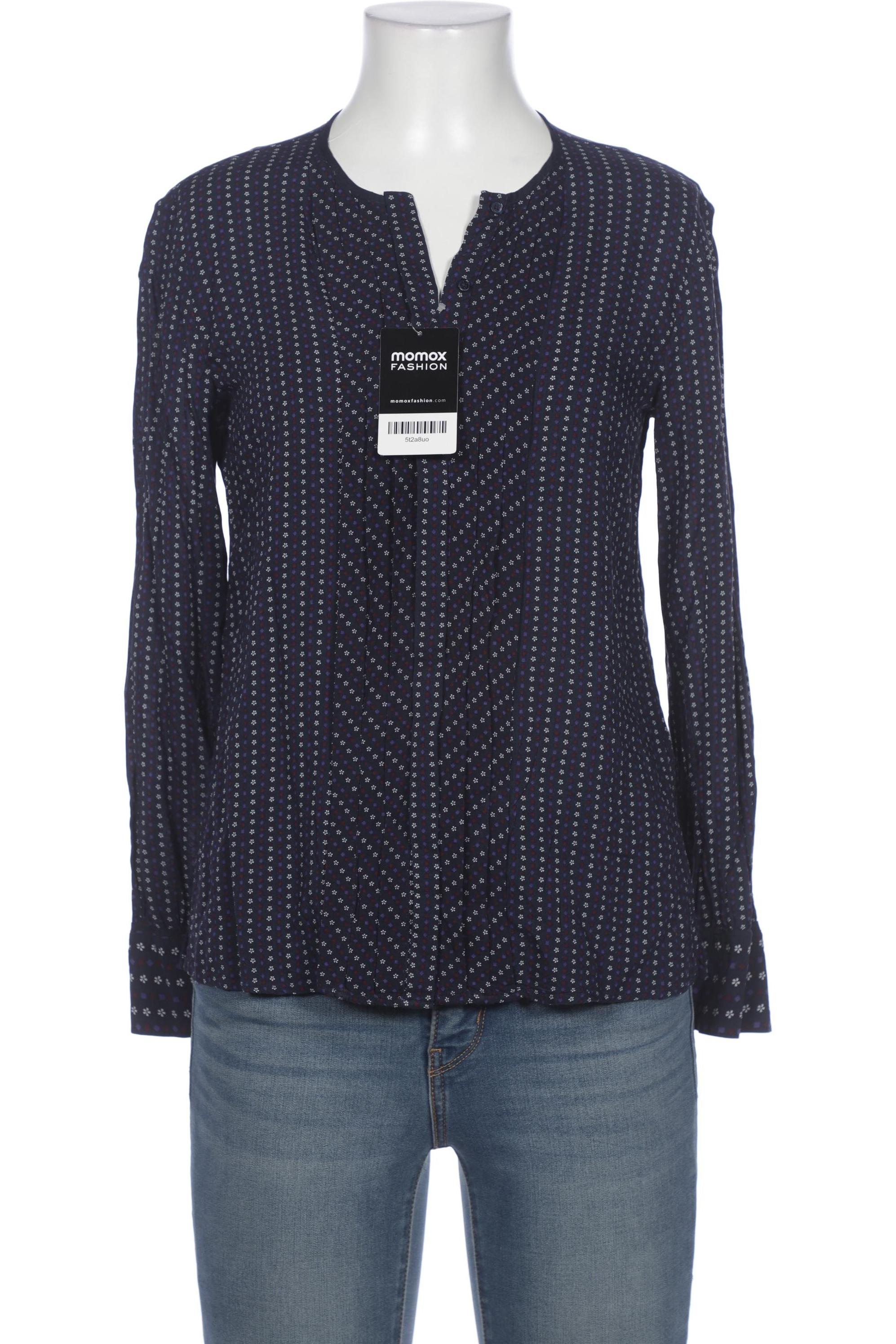 

Massimo Dutti Damen Bluse, marineblau, Gr. 38