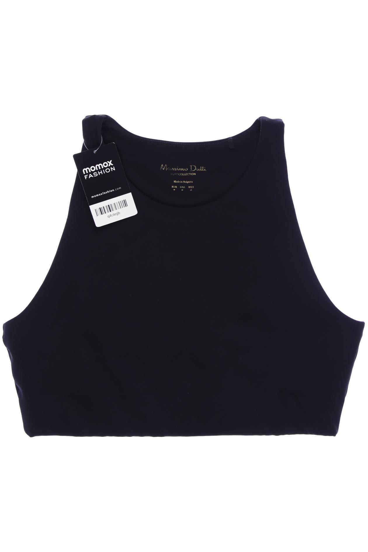 

Massimo Dutti Damen Top, schwarz, Gr. 38