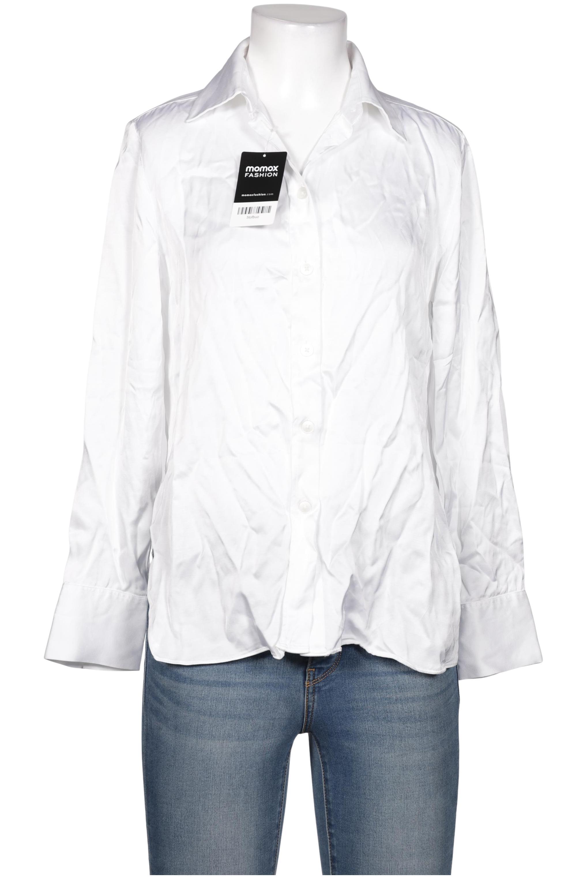 

Massimo Dutti Damen Bluse, weiß, Gr. 34