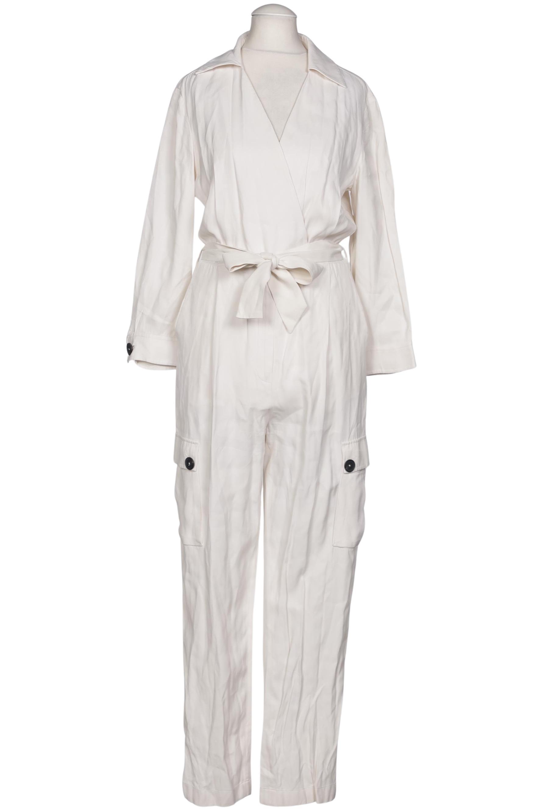 

Massimo Dutti Damen Jumpsuit/Overall, cremeweiß, Gr. 36