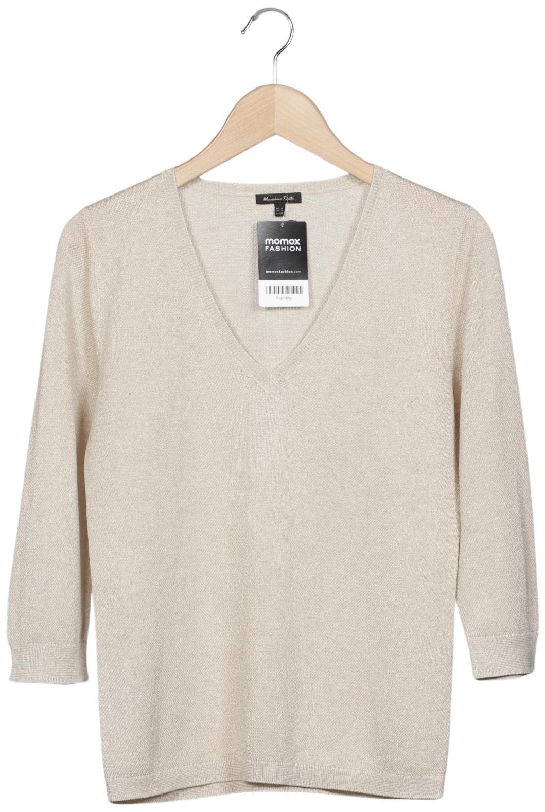 

Massimo Dutti Damen Pullover, beige, Gr. 38