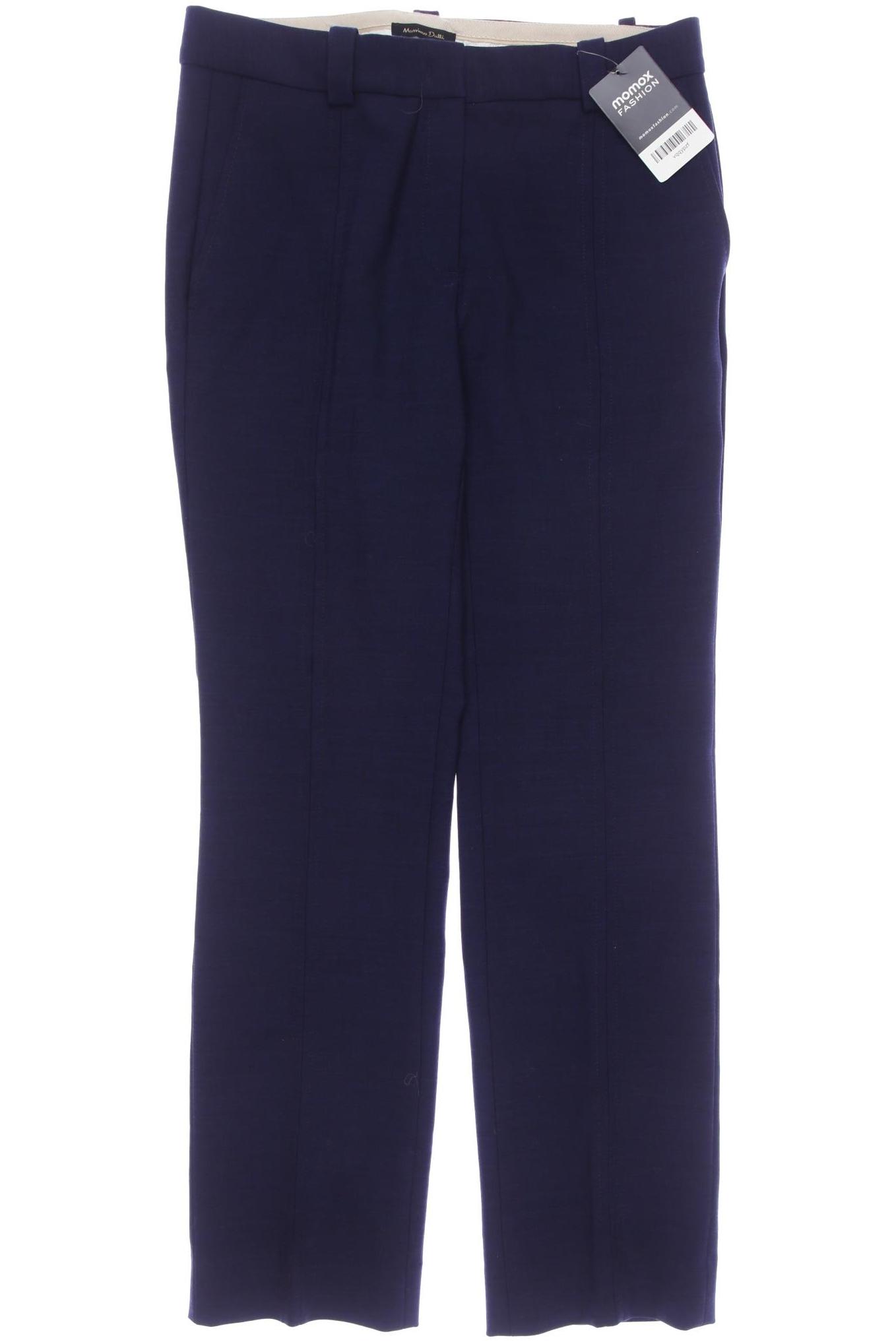 

Massimo Dutti Damen Stoffhose, marineblau, Gr. 38