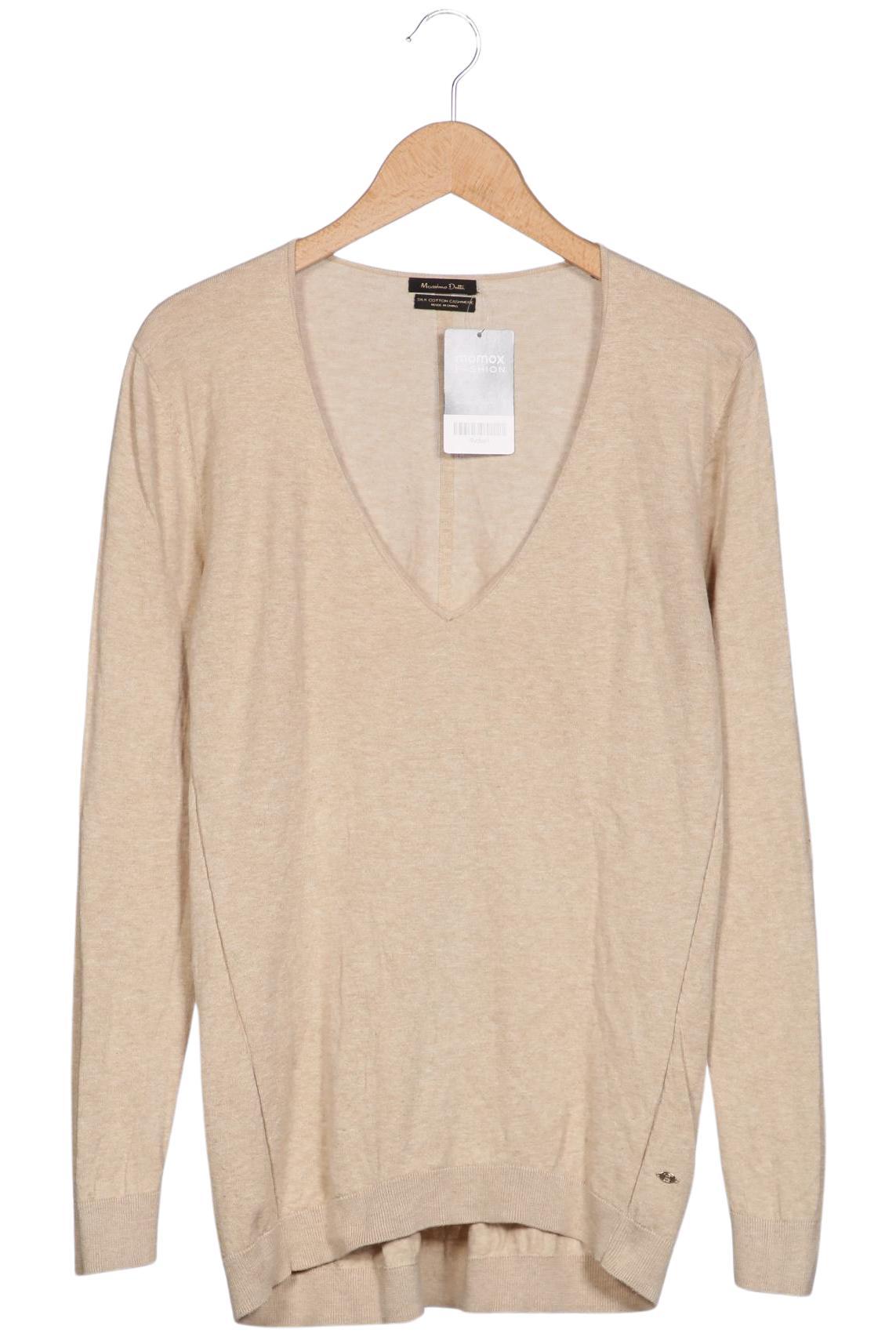 

Massimo Dutti Damen Pullover, beige, Gr. 38