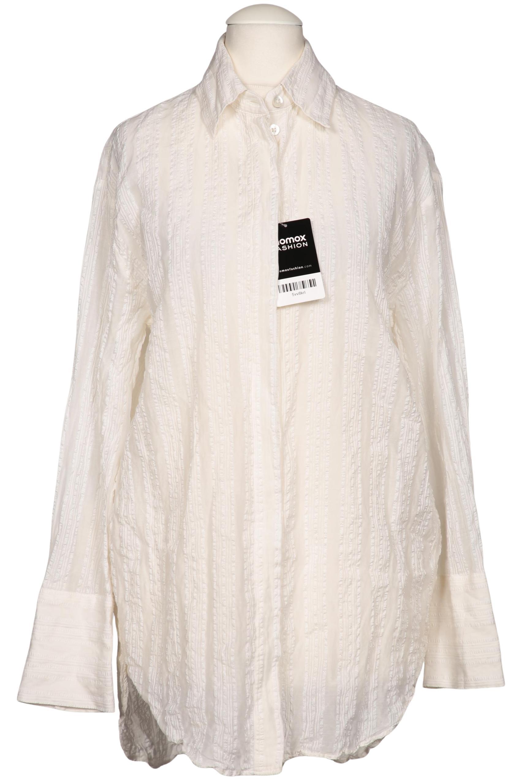 

Massimo Dutti Damen Bluse, cremeweiß, Gr. 34