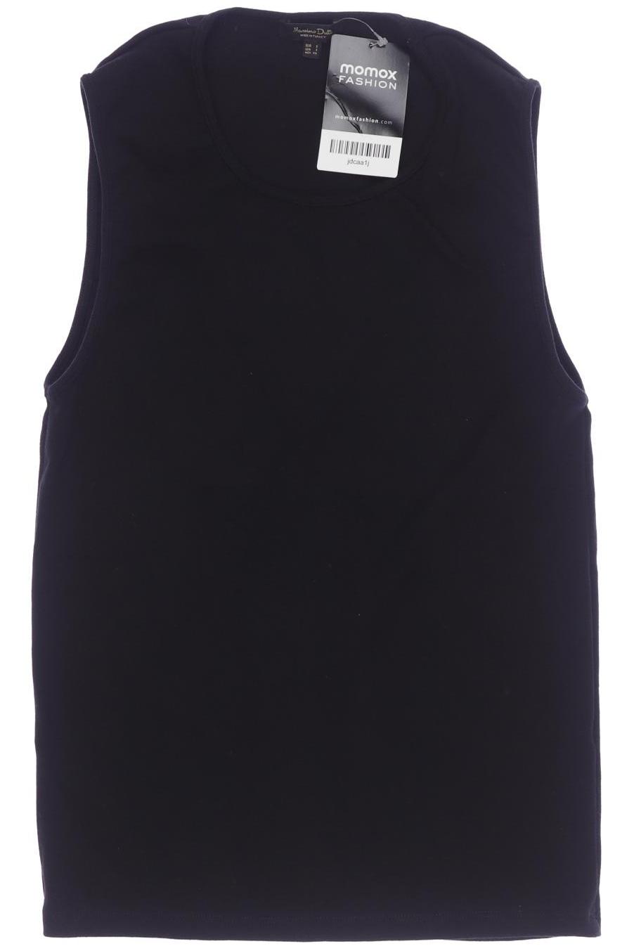 

Massimo Dutti Damen Top, schwarz, Gr. 36