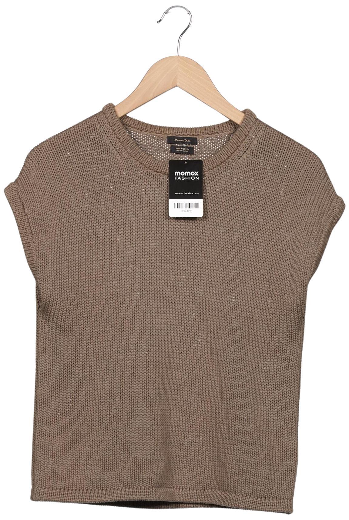 

Massimo Dutti Damen Pullover, grün, Gr. 38