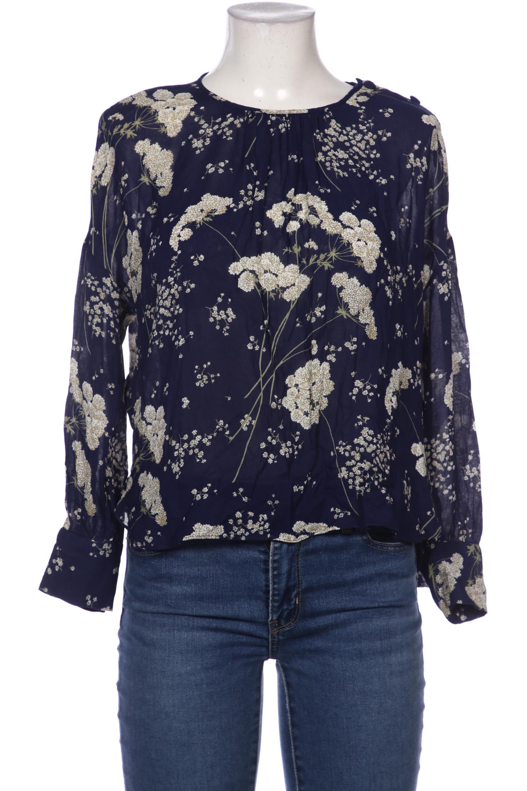 

Massimo Dutti Damen Bluse, marineblau