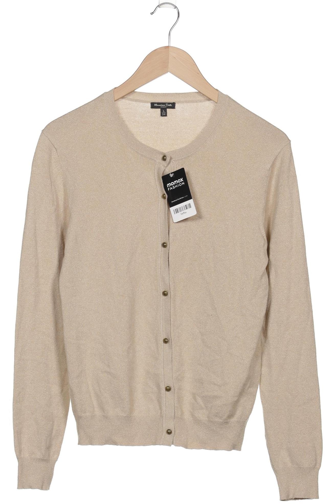 

Massimo Dutti Damen Strickjacke, beige, Gr. 34