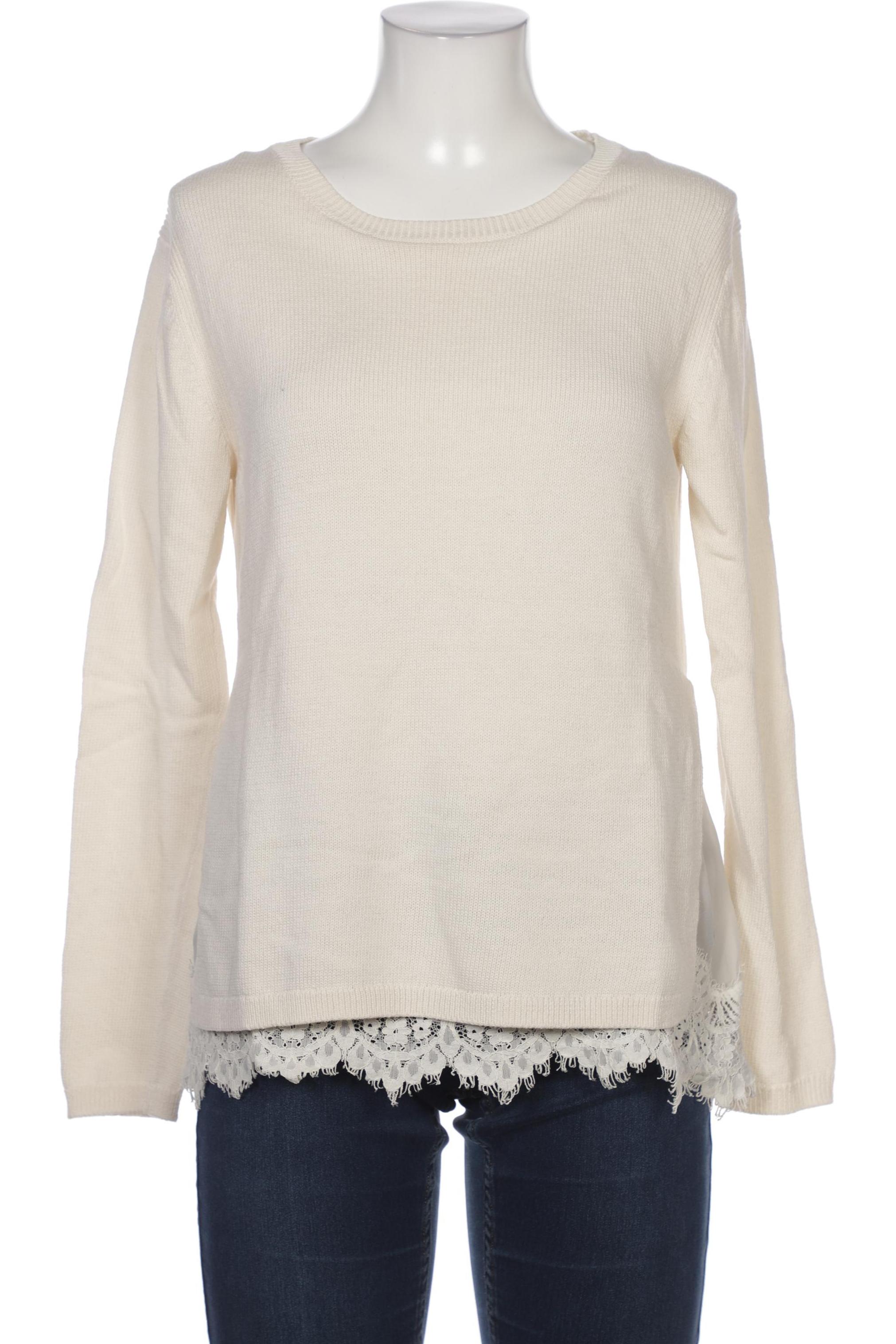 

Massimo Dutti Damen Pullover, cremeweiß, Gr. 42