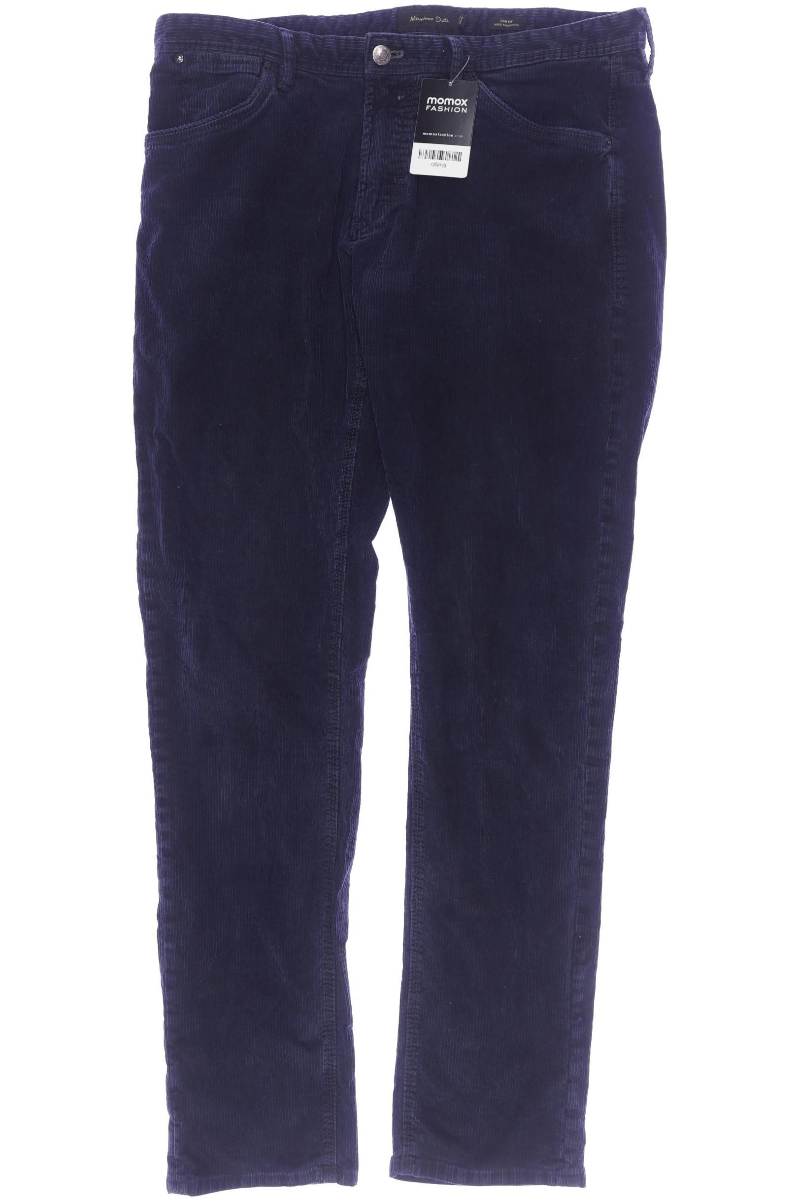 

Massimo Dutti Damen Stoffhose, marineblau, Gr. 34