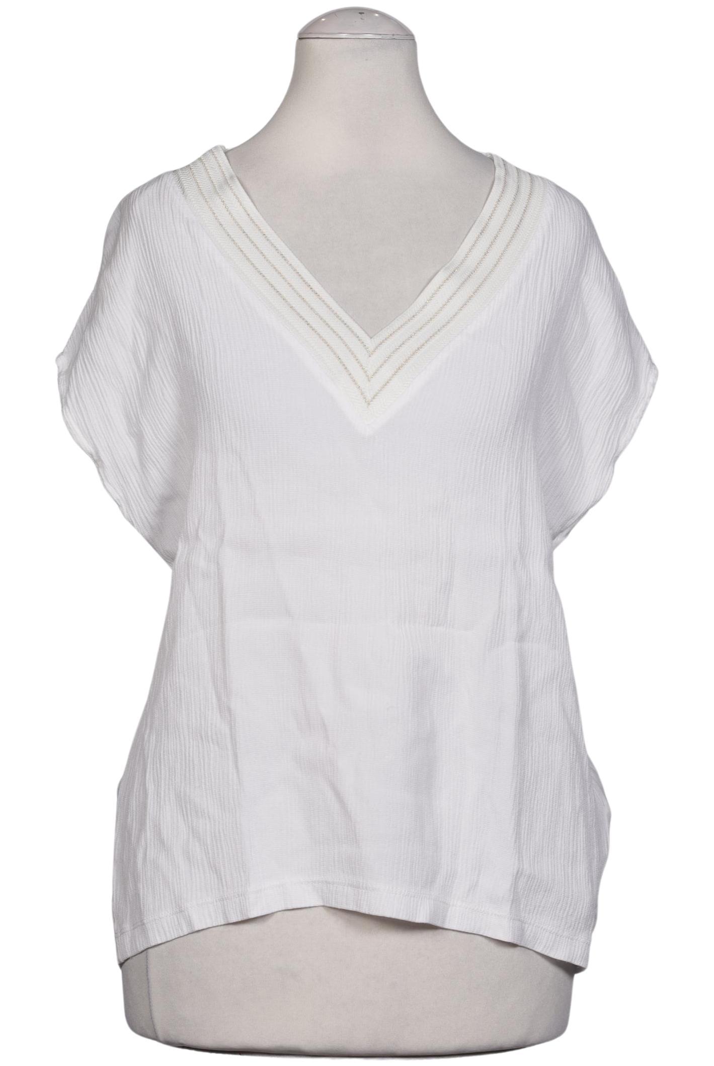 

Massimo Dutti Damen Bluse, weiß, Gr. 36