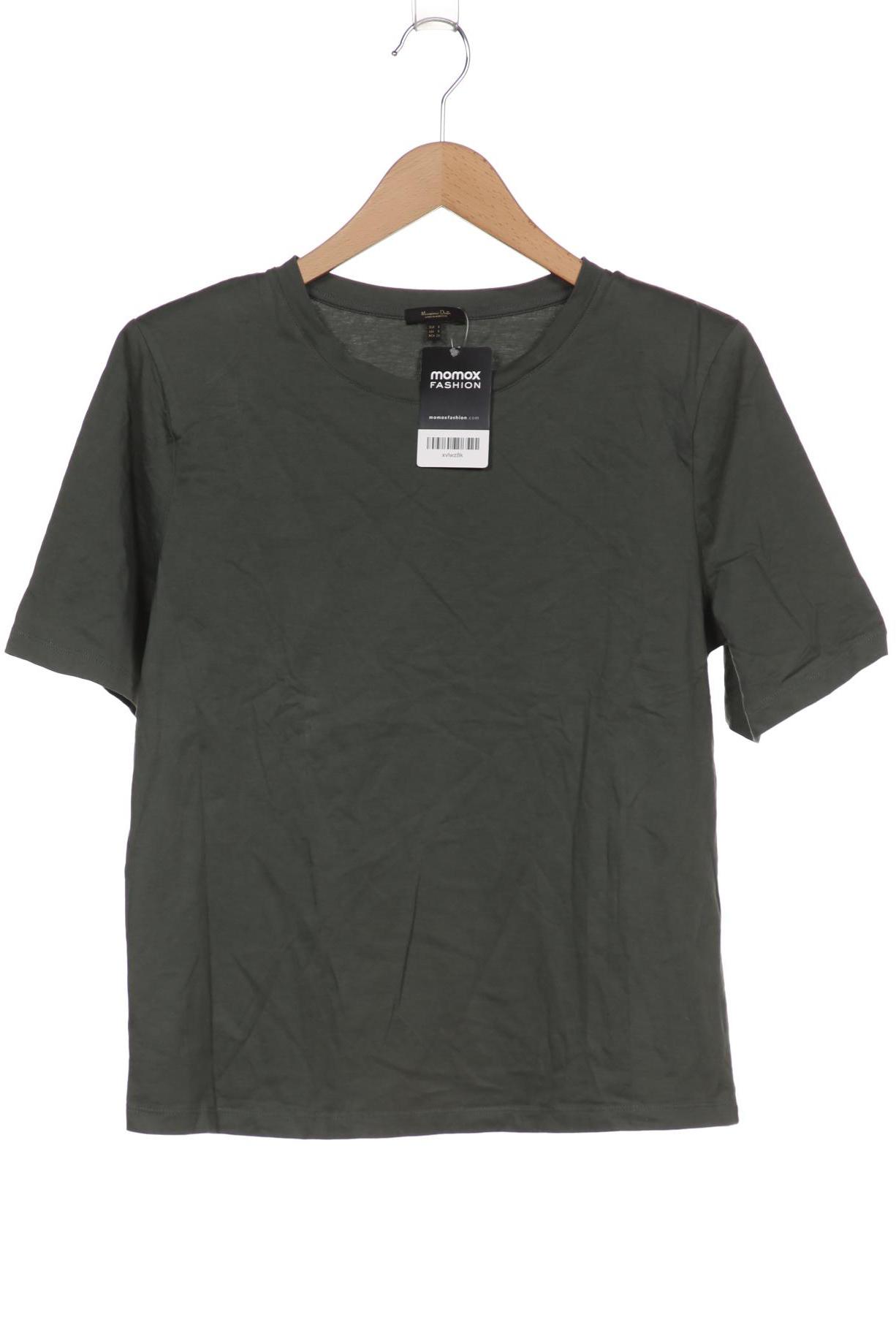 

Massimo Dutti Damen T-Shirt, grün, Gr. 36