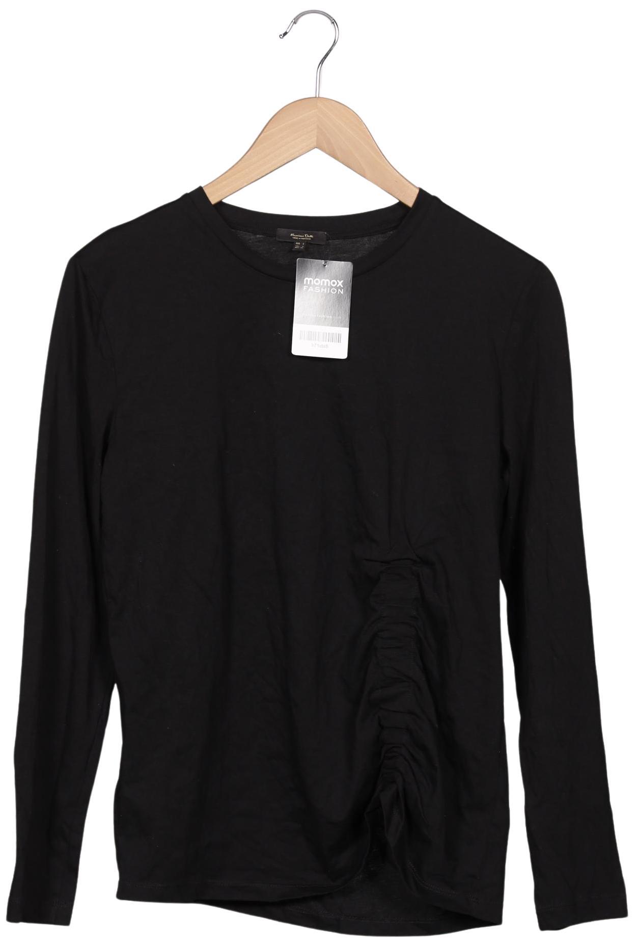 

Massimo Dutti Damen Langarmshirt, schwarz, Gr. 36