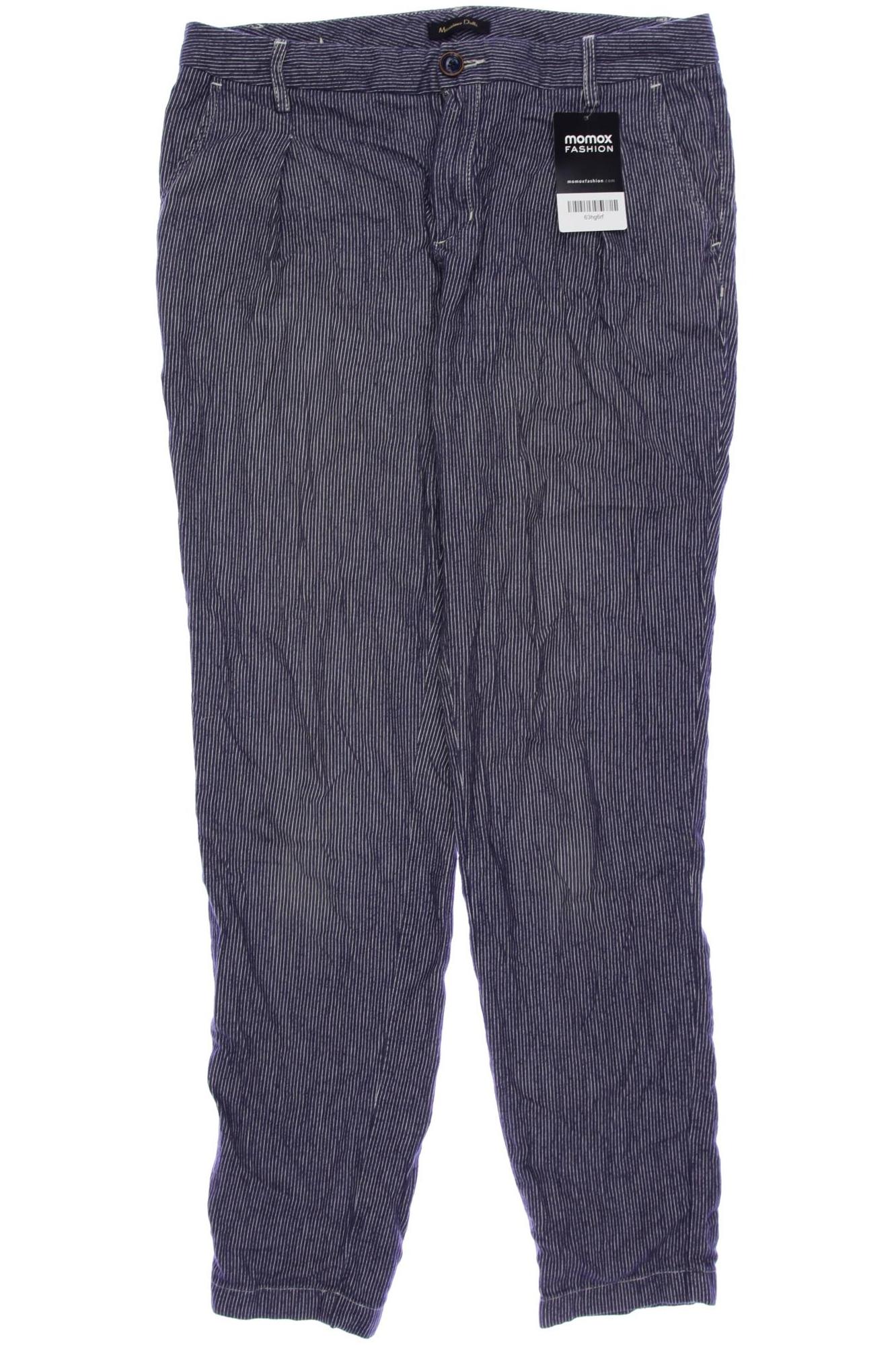 

Massimo Dutti Damen Stoffhose, marineblau, Gr. 40