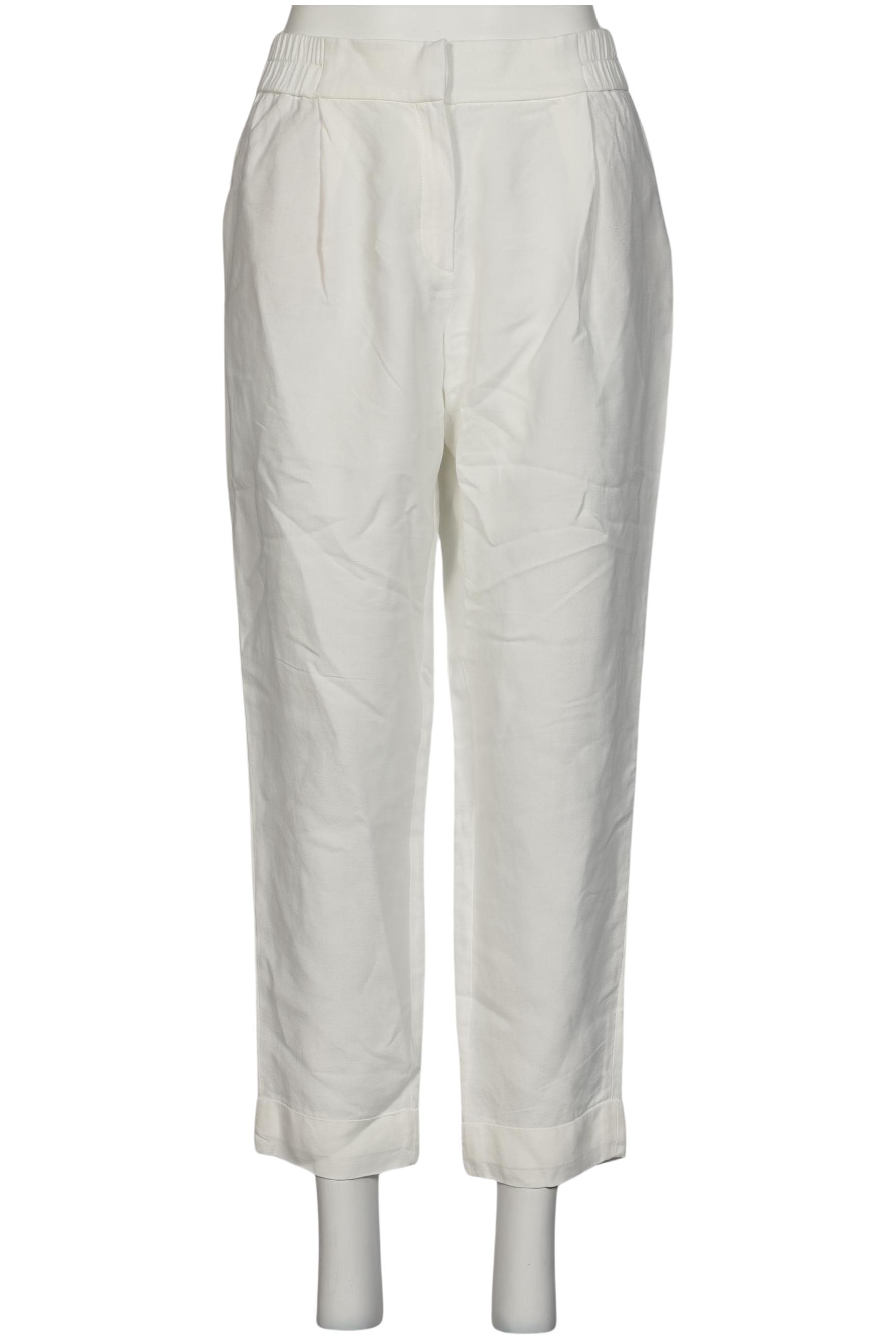 

Massimo Dutti Damen Stoffhose, weiß, Gr. 40