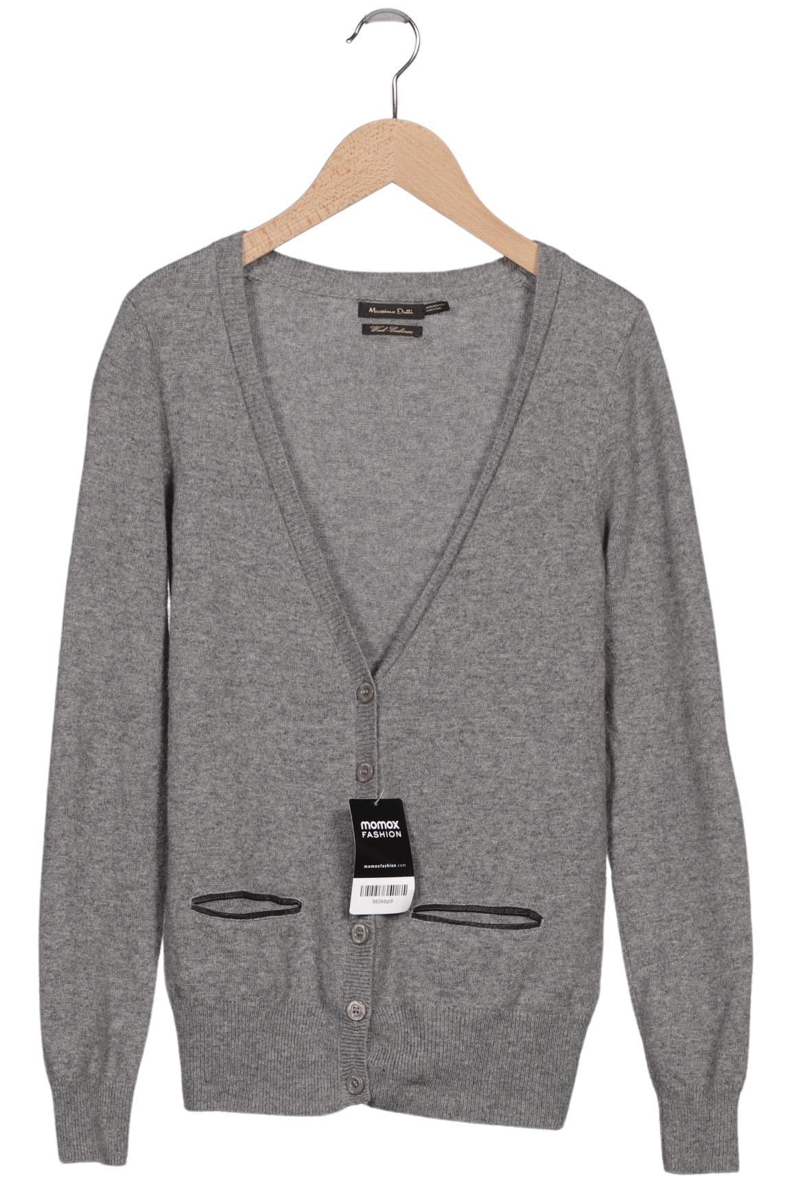 

Massimo Dutti Damen Strickjacke, grau, Gr. 36