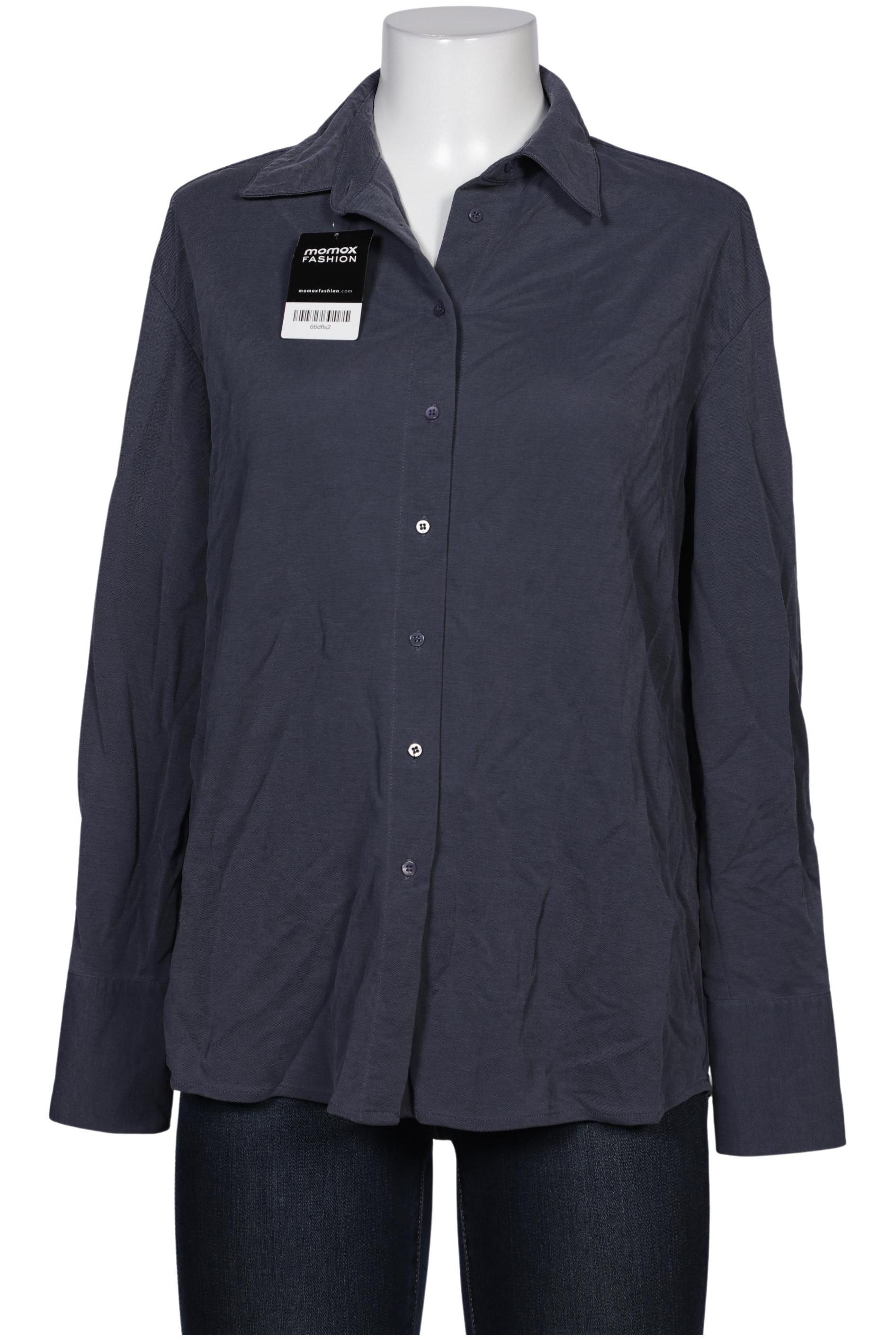 

Massimo Dutti Damen Bluse, marineblau, Gr. 38