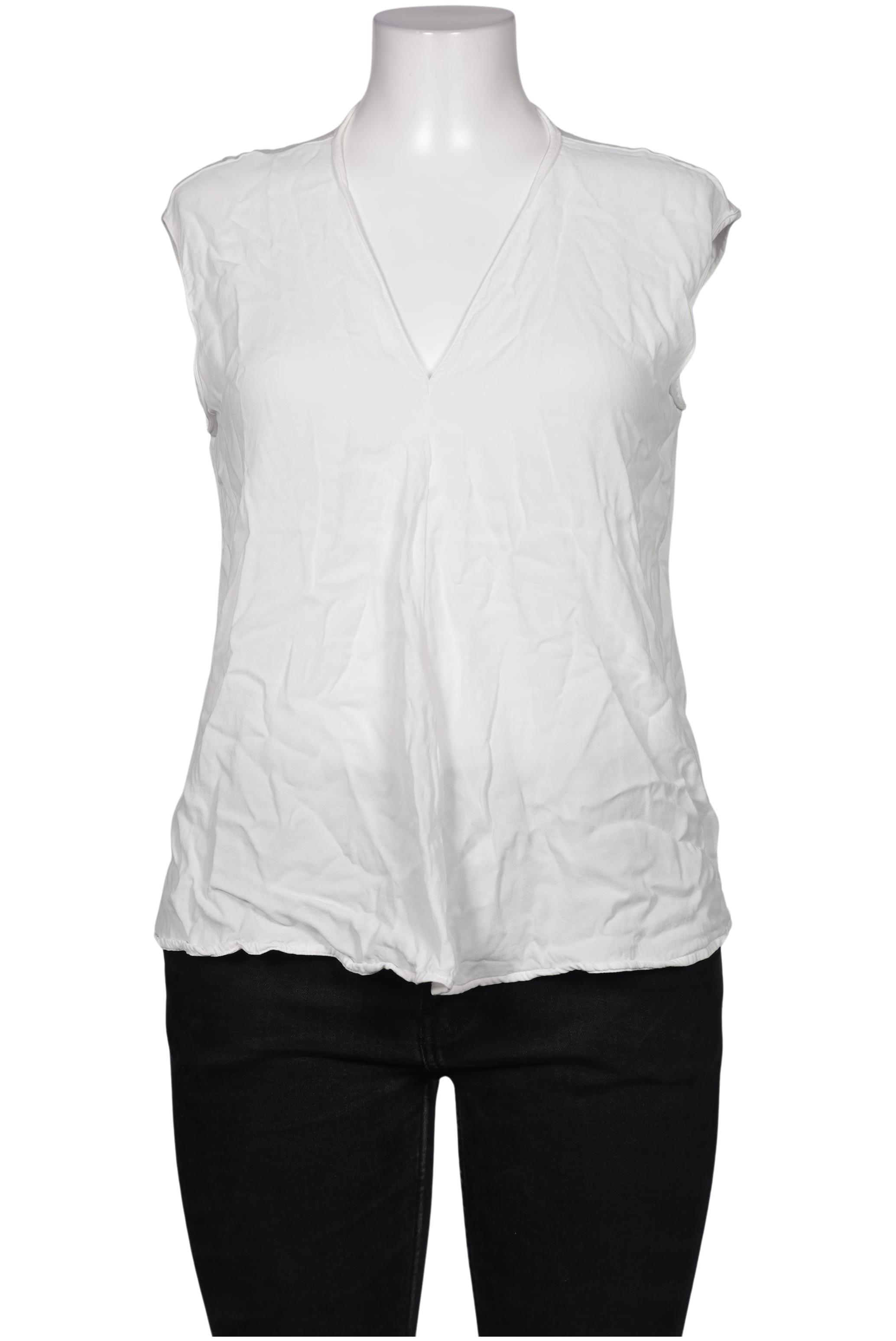 

Massimo Dutti Damen Bluse, weiß, Gr. 44