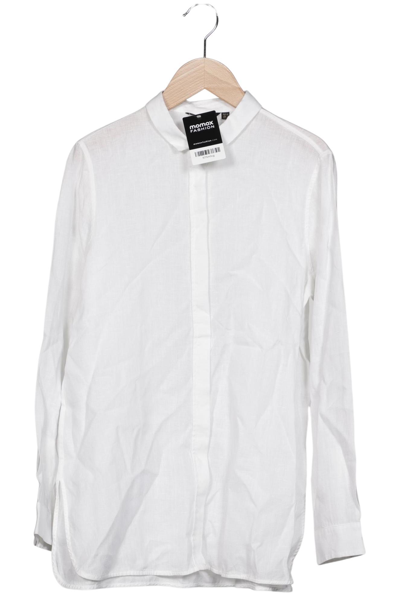 

Massimo Dutti Damen Bluse, weiß, Gr. 40
