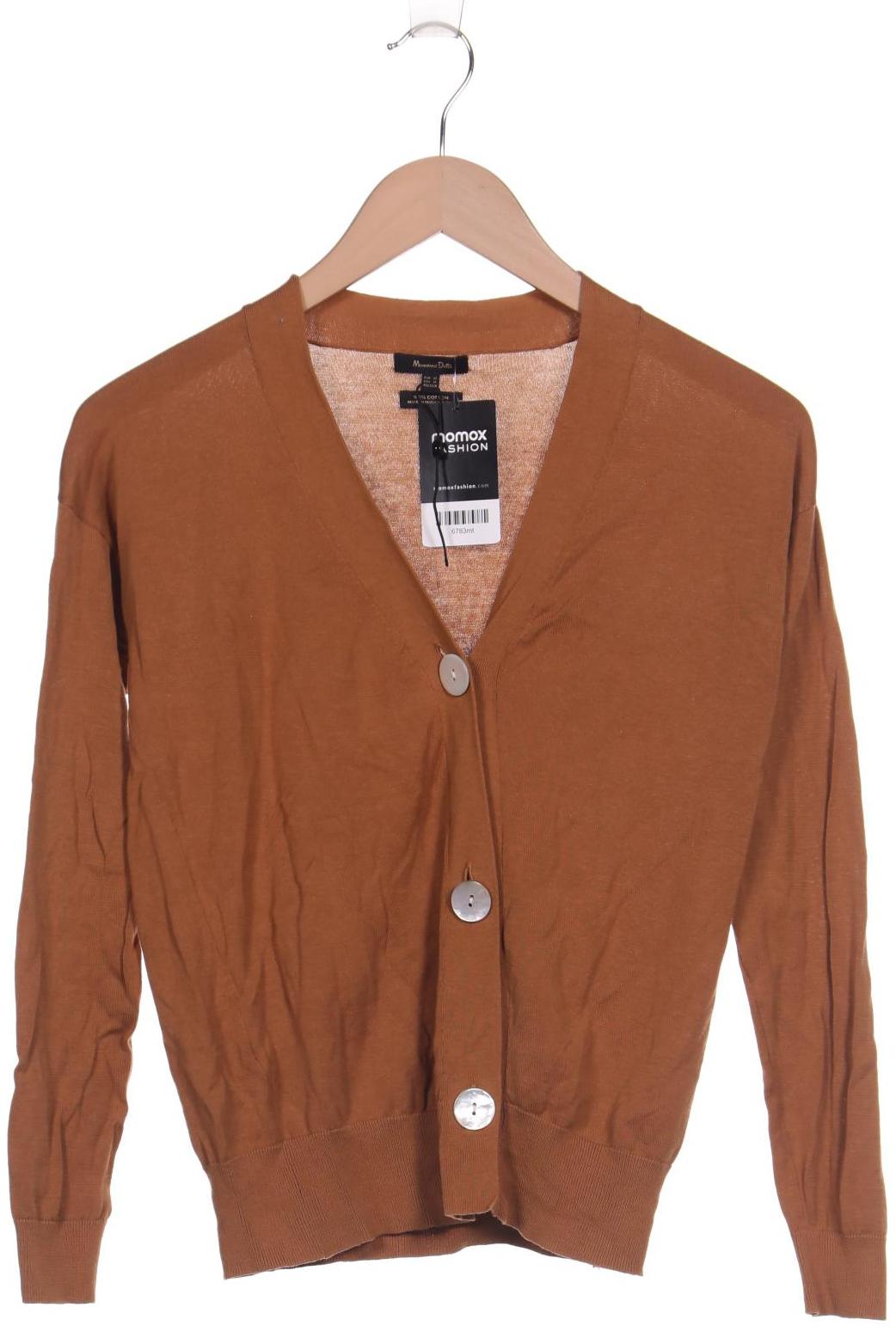 

Massimo Dutti Damen Strickjacke, braun, Gr. 34