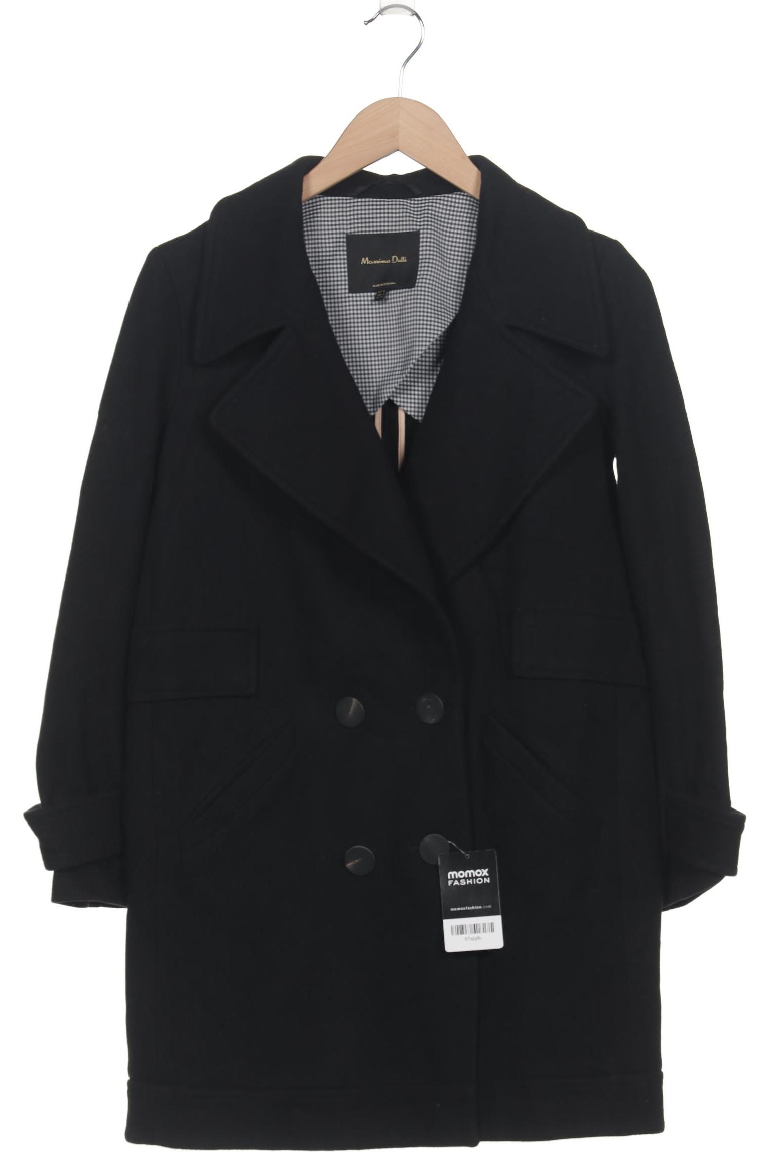 

Massimo Dutti Damen Mantel, schwarz, Gr. 36