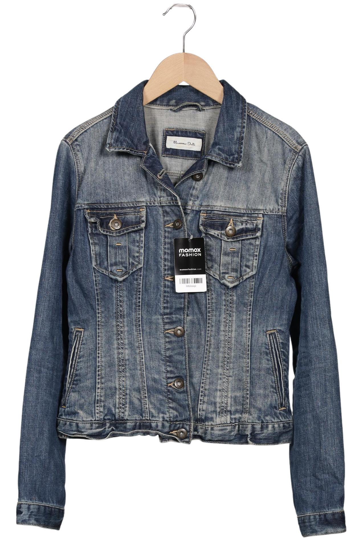 

Massimo Dutti Damen Jacke, blau, Gr. 34