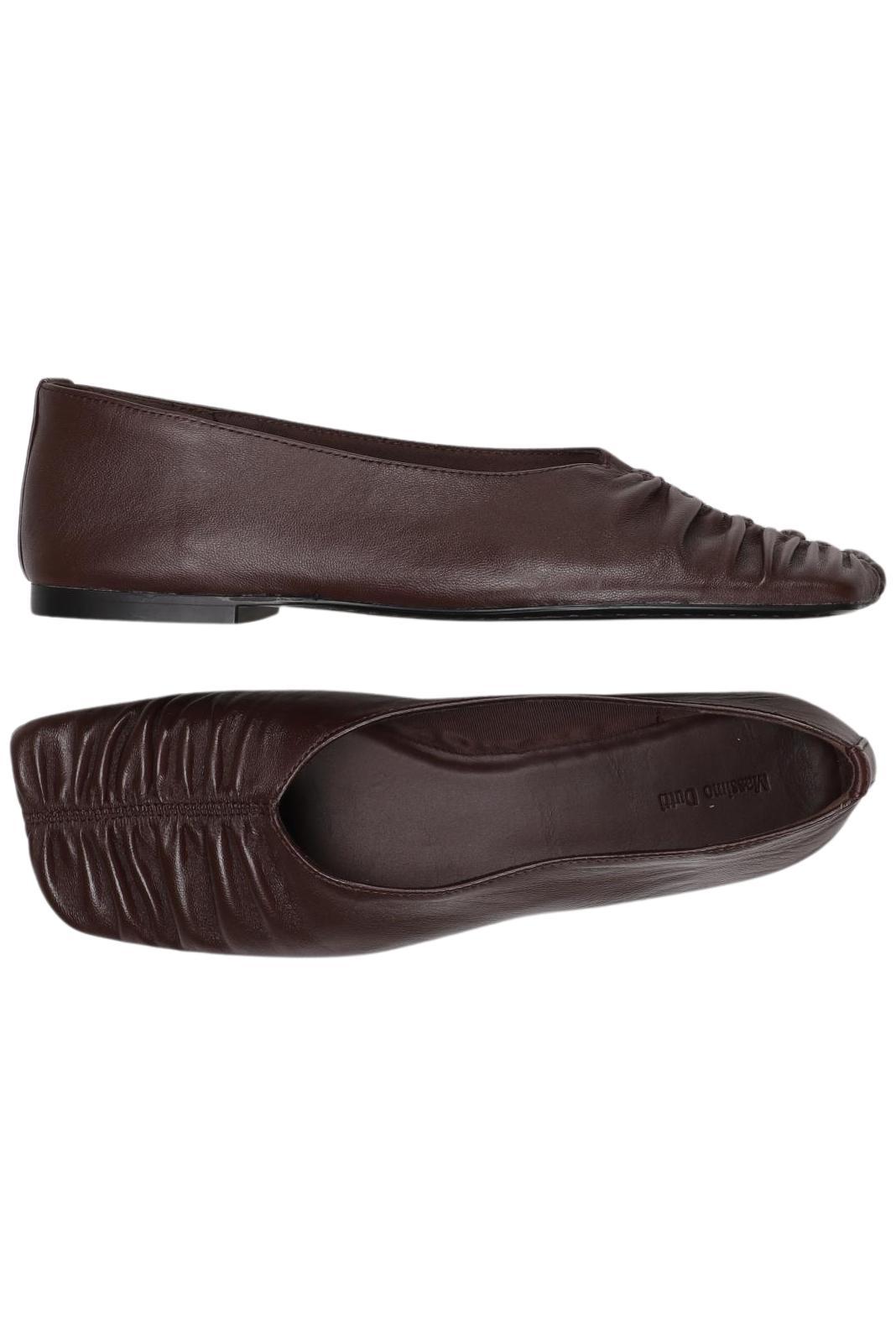 

Massimo Dutti Damen Ballerinas, braun, Gr. 40