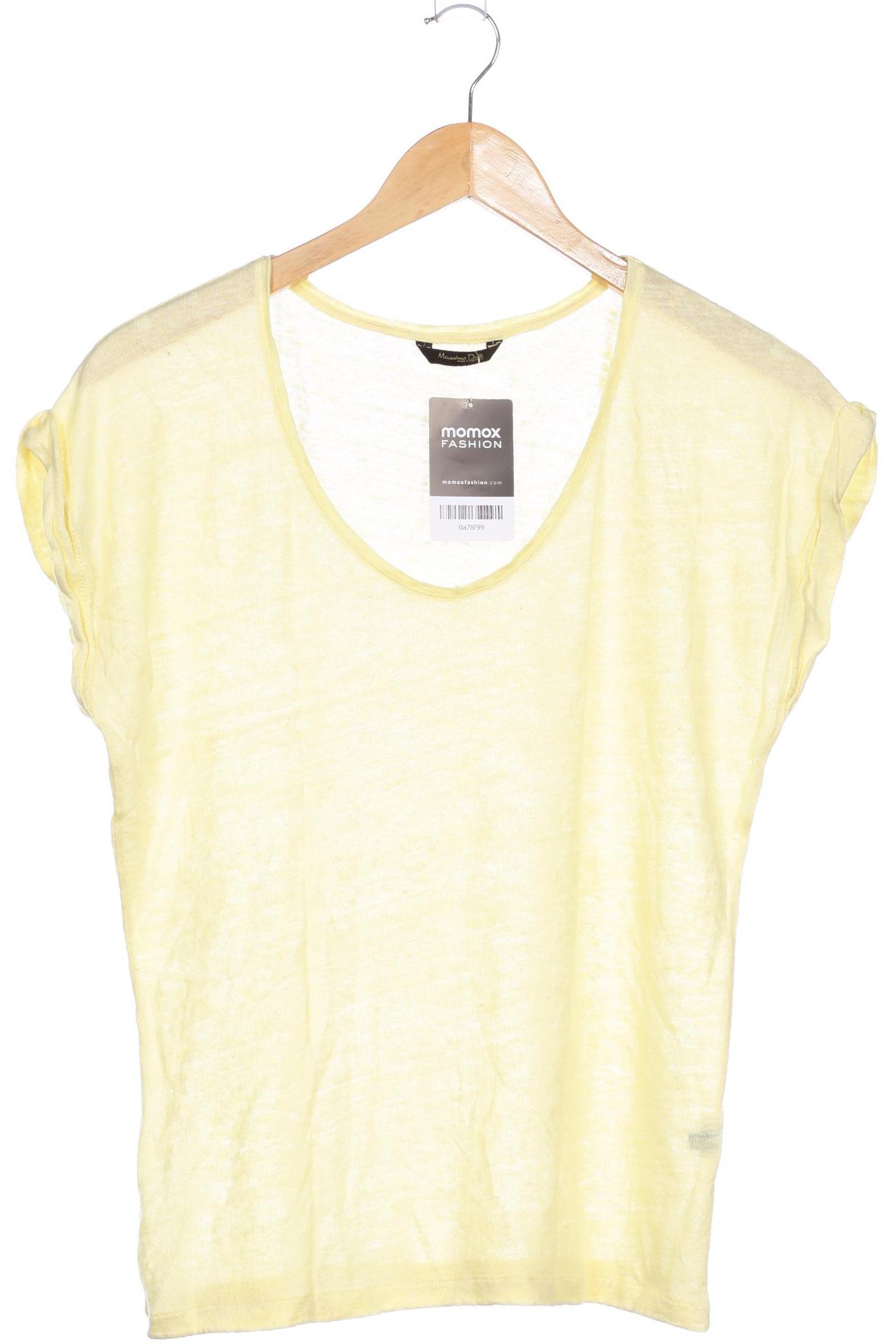 

Massimo Dutti Damen T-Shirt, gelb, Gr. 38