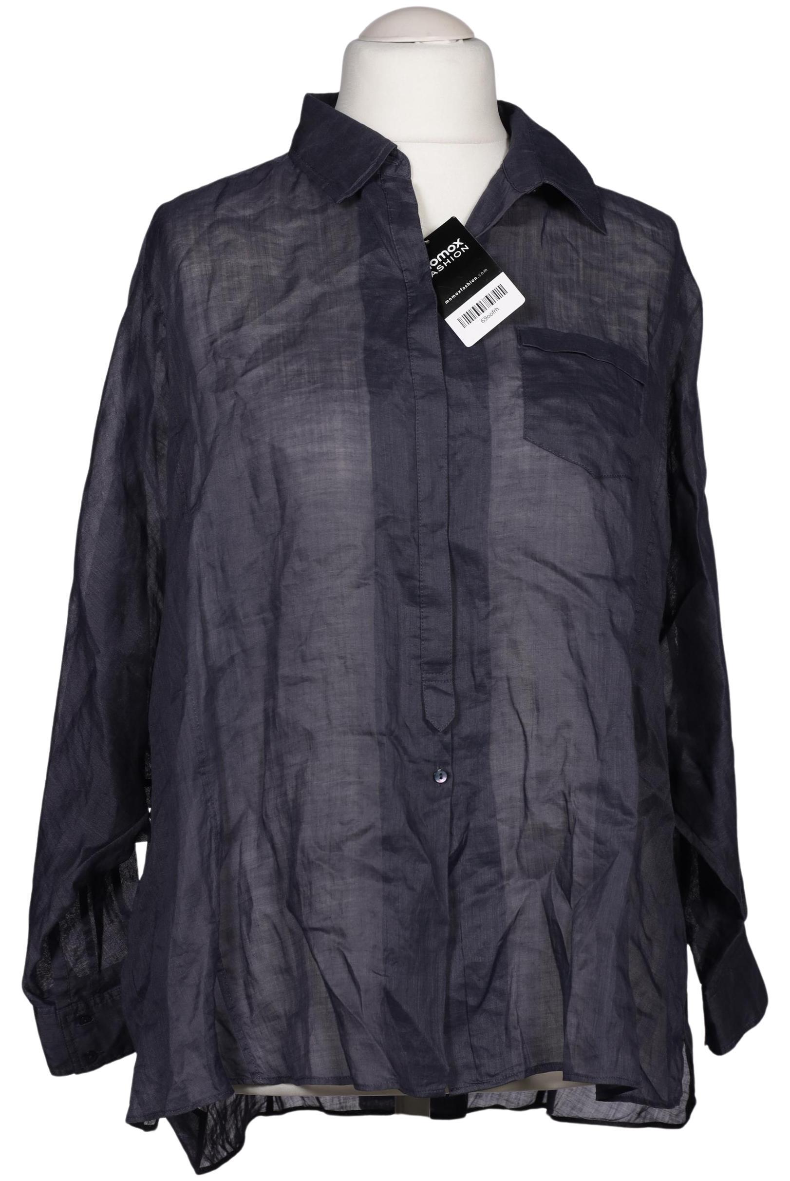 

Massimo Dutti Damen Bluse, marineblau, Gr. 42