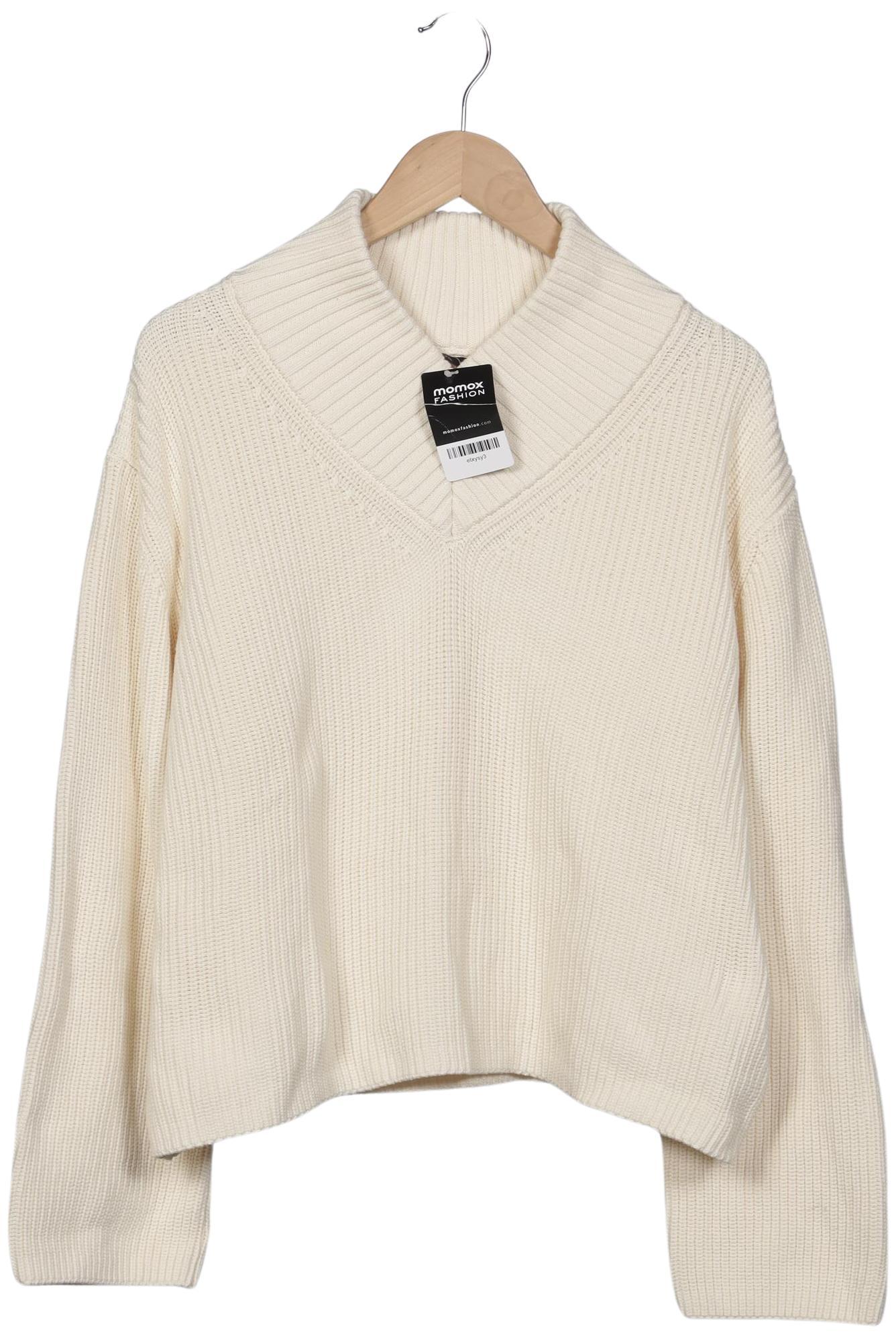 

Massimo Dutti Damen Pullover, cremeweiß, Gr. 42