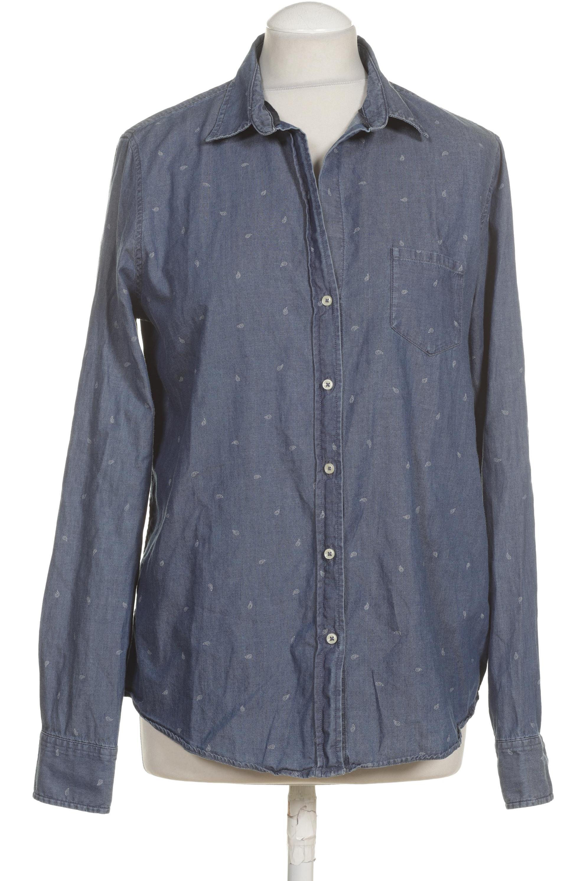 

Massimo Dutti Damen Bluse, blau, Gr. 40