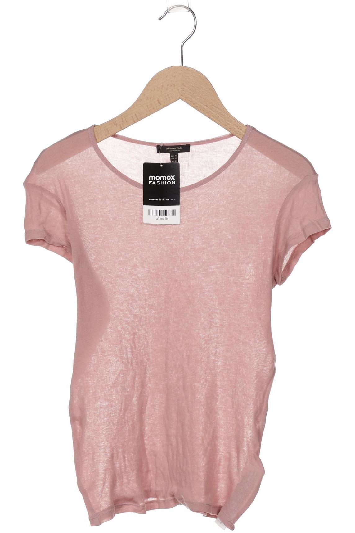 

Massimo Dutti Damen T-Shirt, pink, Gr. 34