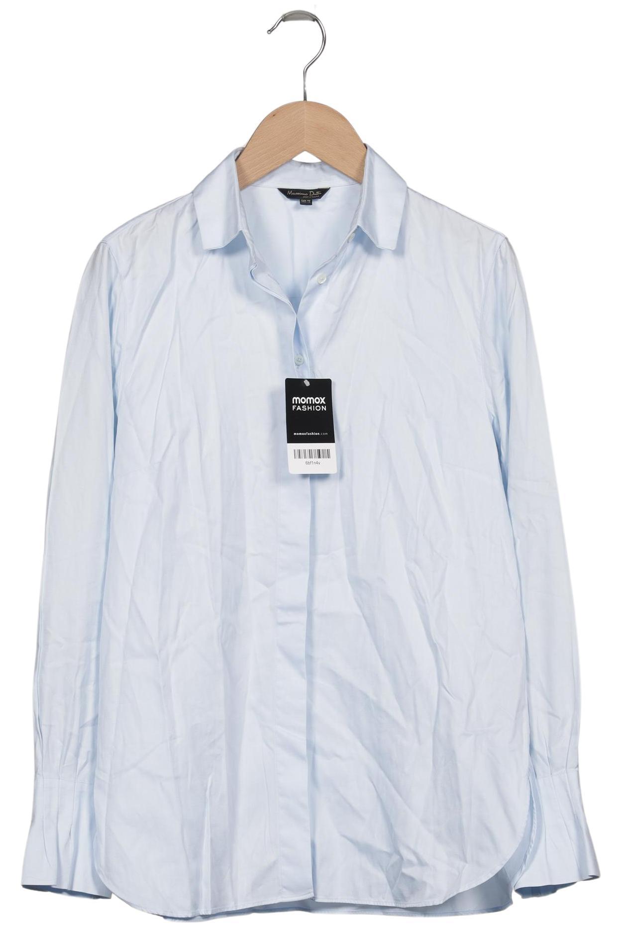 

Massimo Dutti Damen Bluse, hellblau, Gr. 38