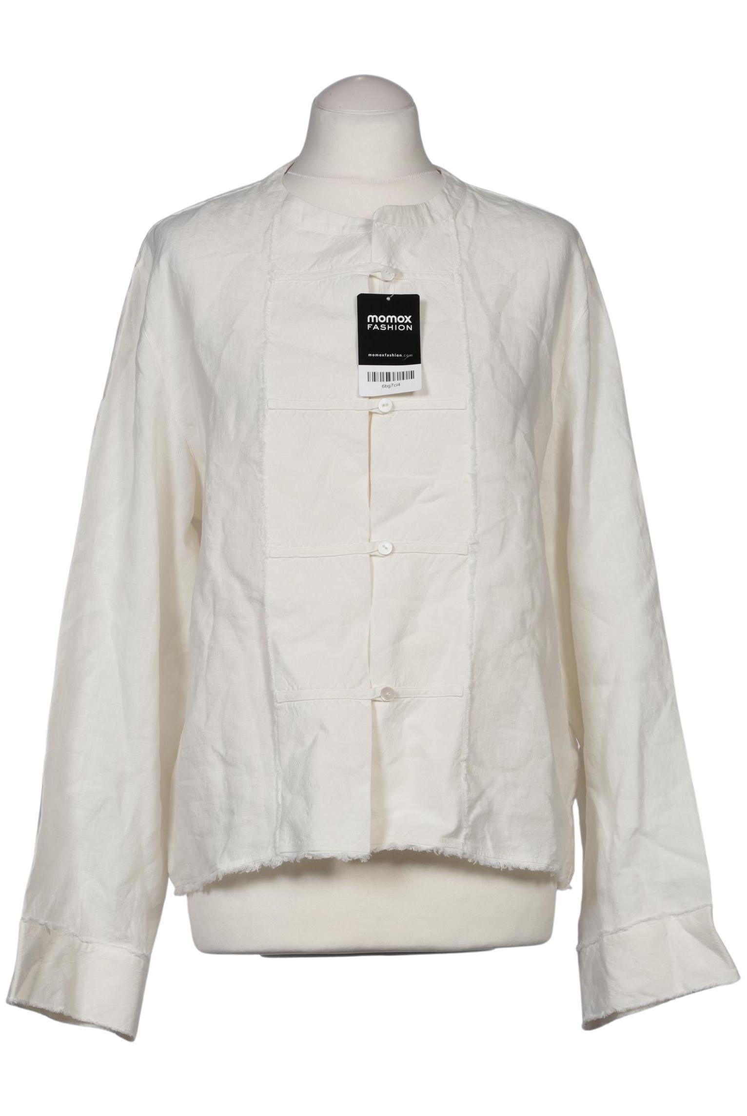 

Massimo Dutti Damen Bluse, weiß, Gr. 38