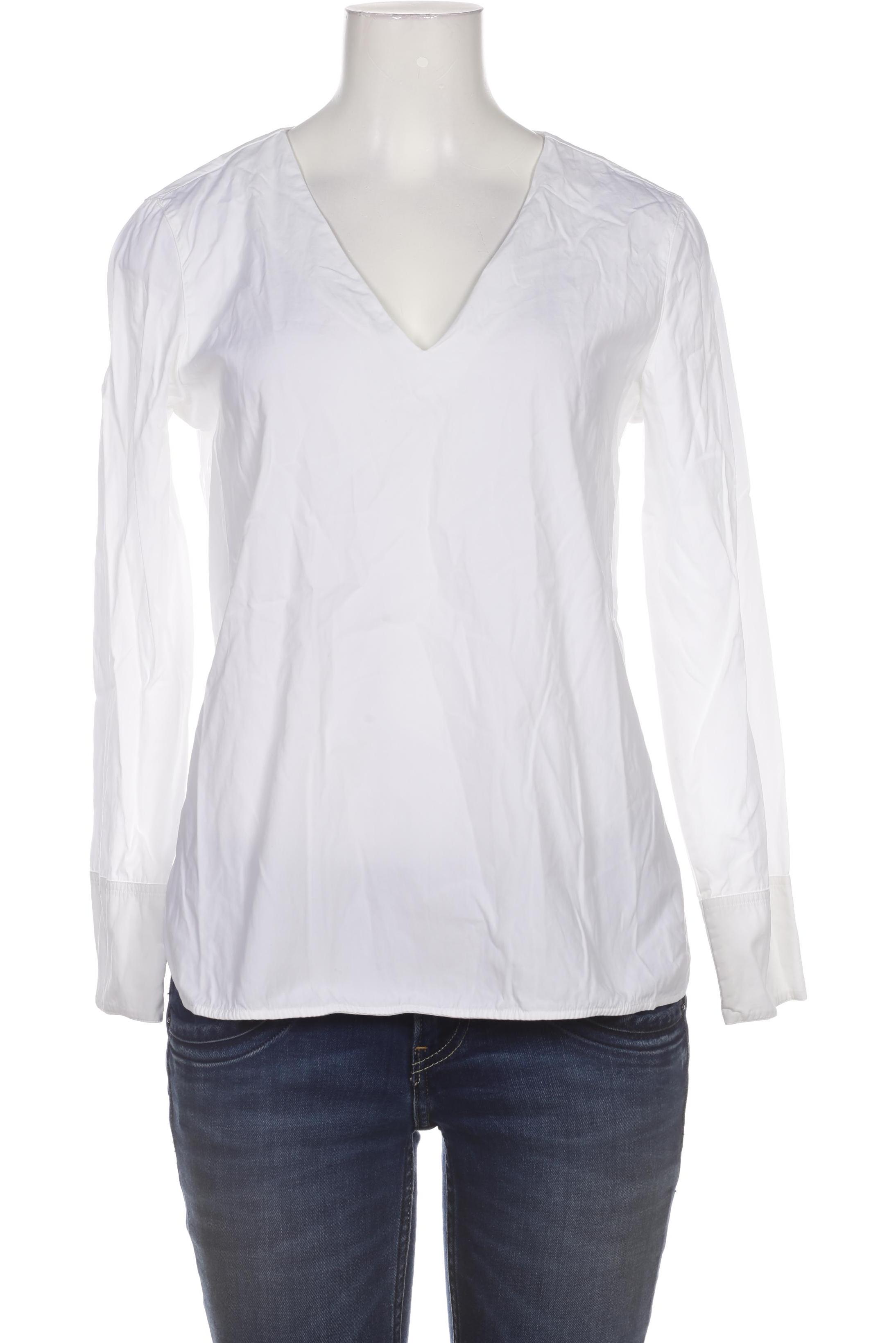 

Massimo Dutti Damen Bluse, weiß, Gr. 36