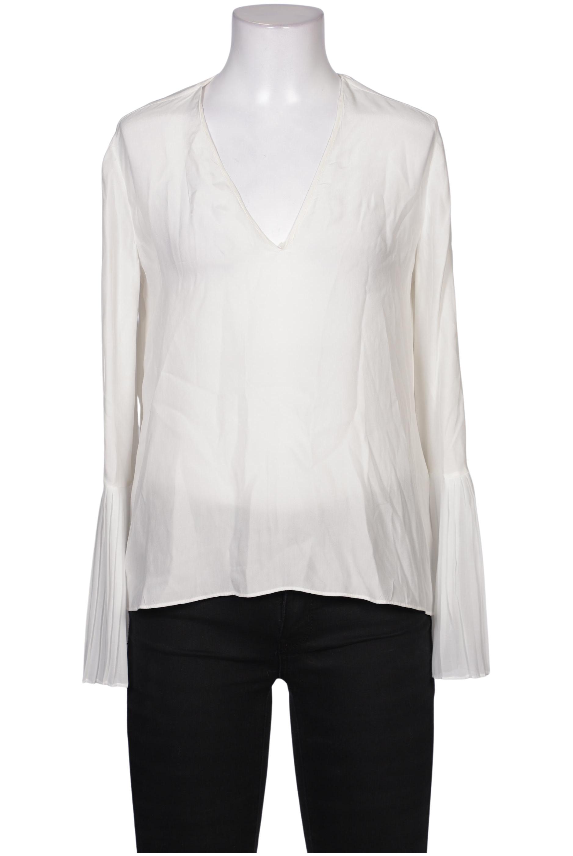 

Massimo Dutti Damen Bluse, weiß, Gr. 38