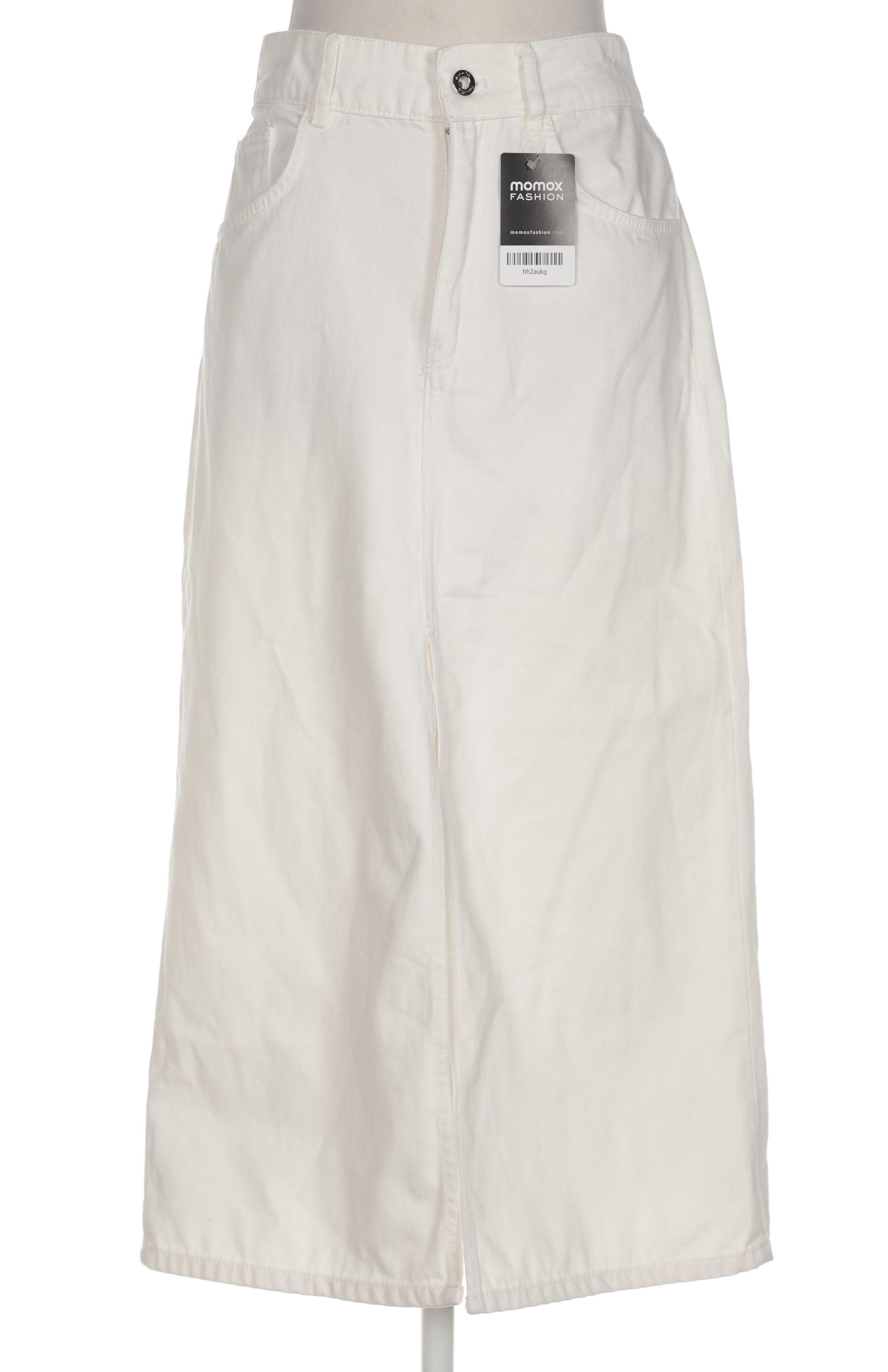 

Massimo Dutti Damen Rock, cremeweiß