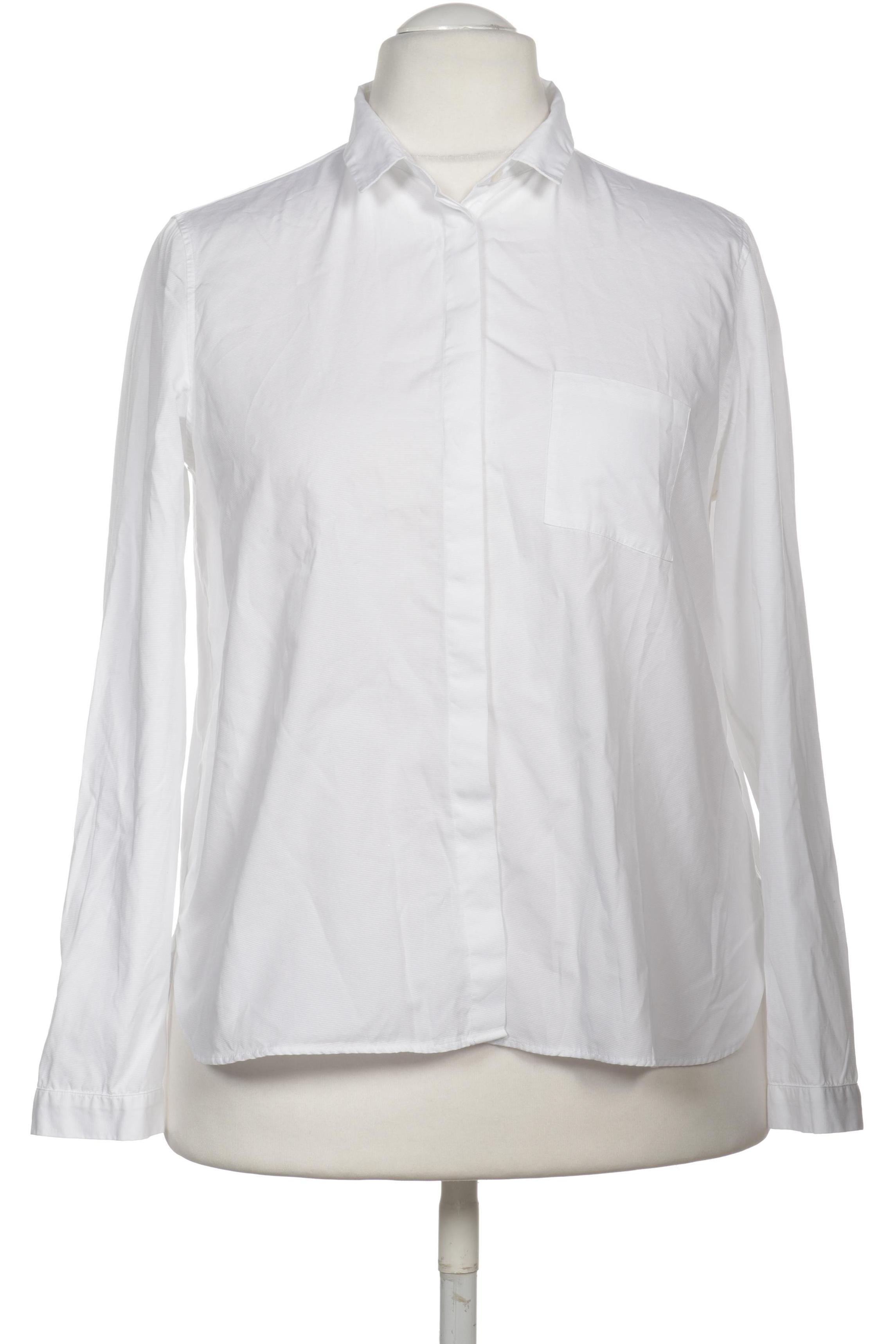 

Massimo Dutti Damen Bluse, weiß, Gr. 44