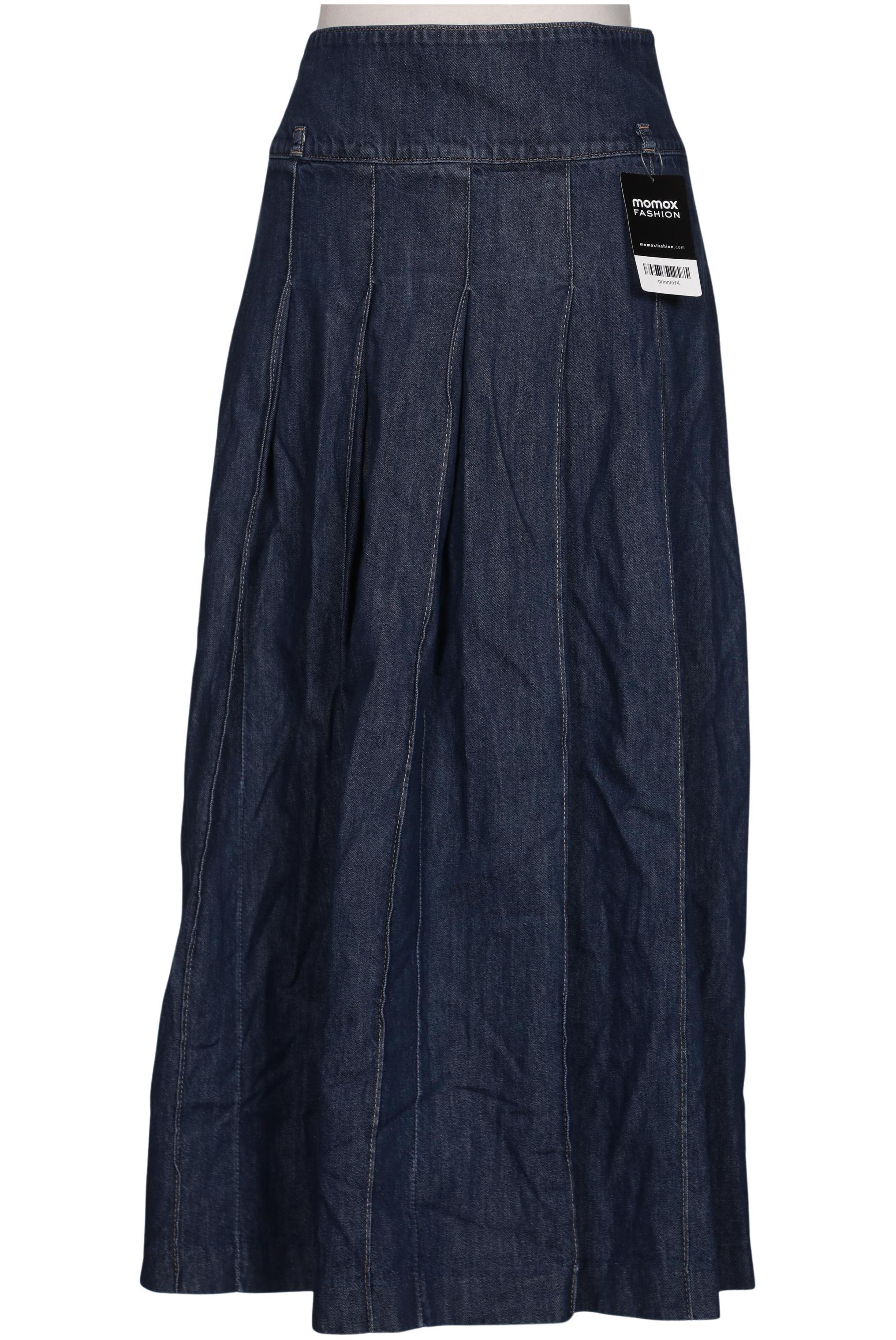 

Massimo Dutti Damen Rock, marineblau, Gr. 36