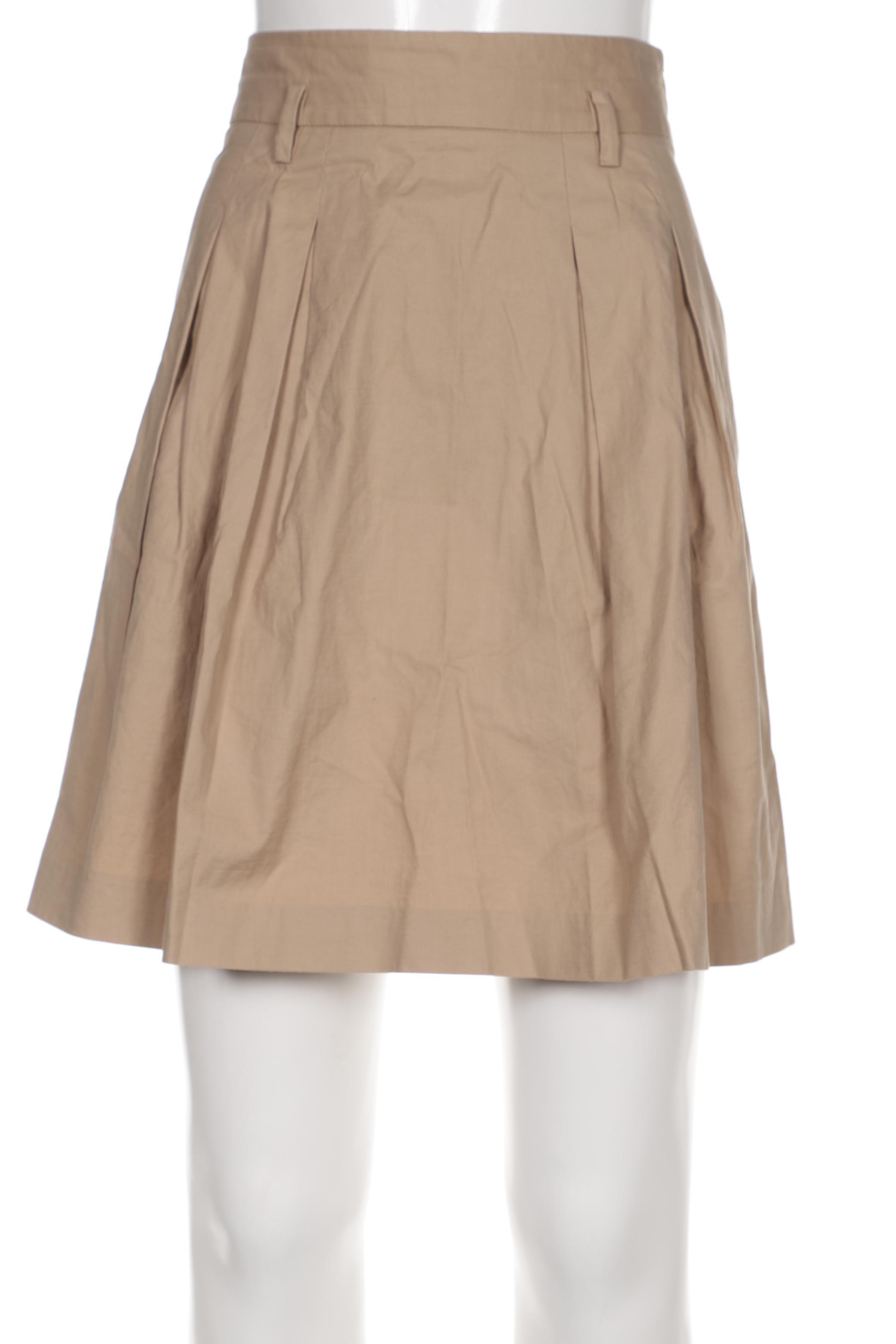 

Massimo Dutti Damen Rock, beige, Gr. 38
