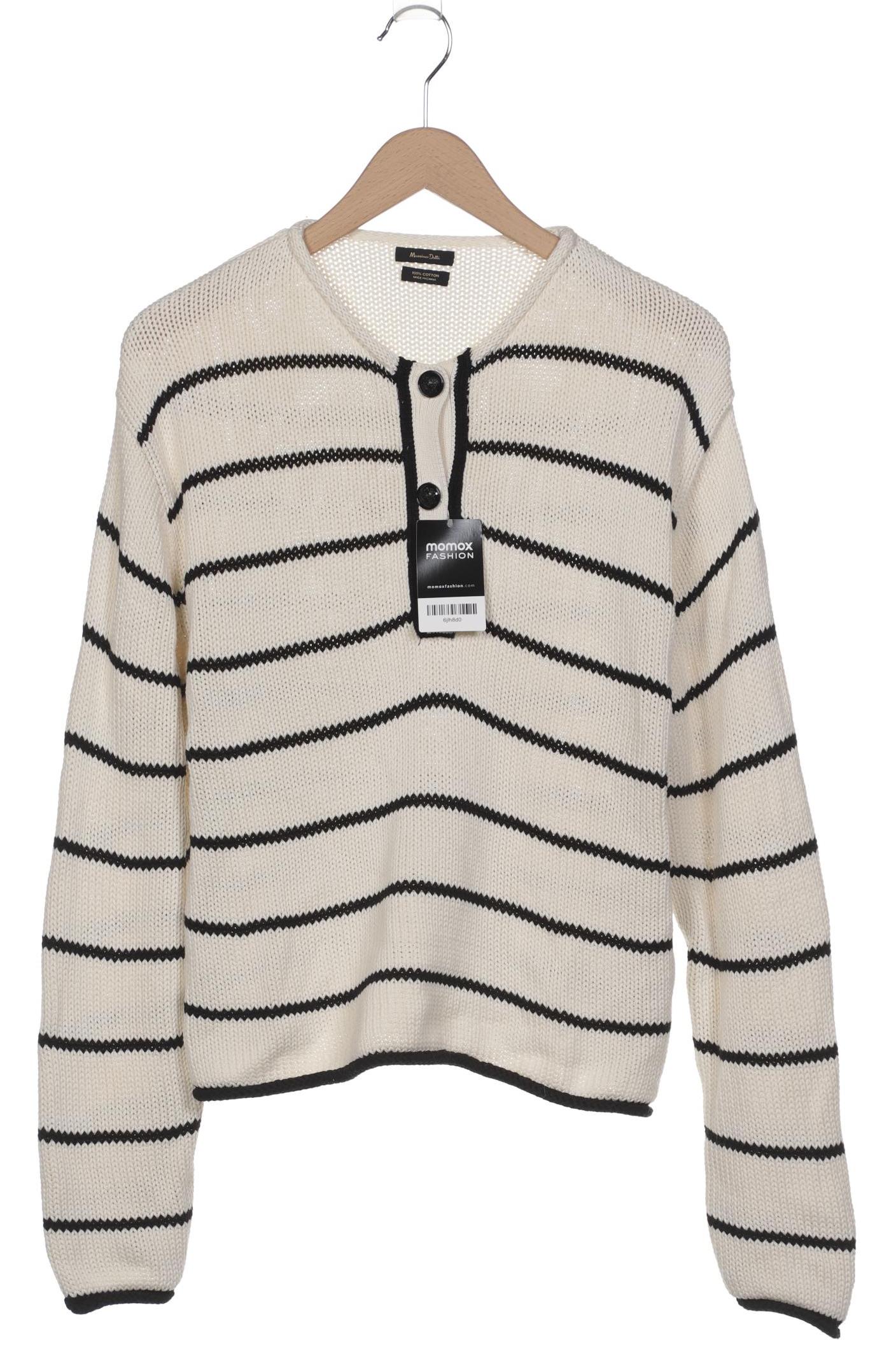 

Massimo Dutti Damen Pullover, cremeweiß, Gr. 44