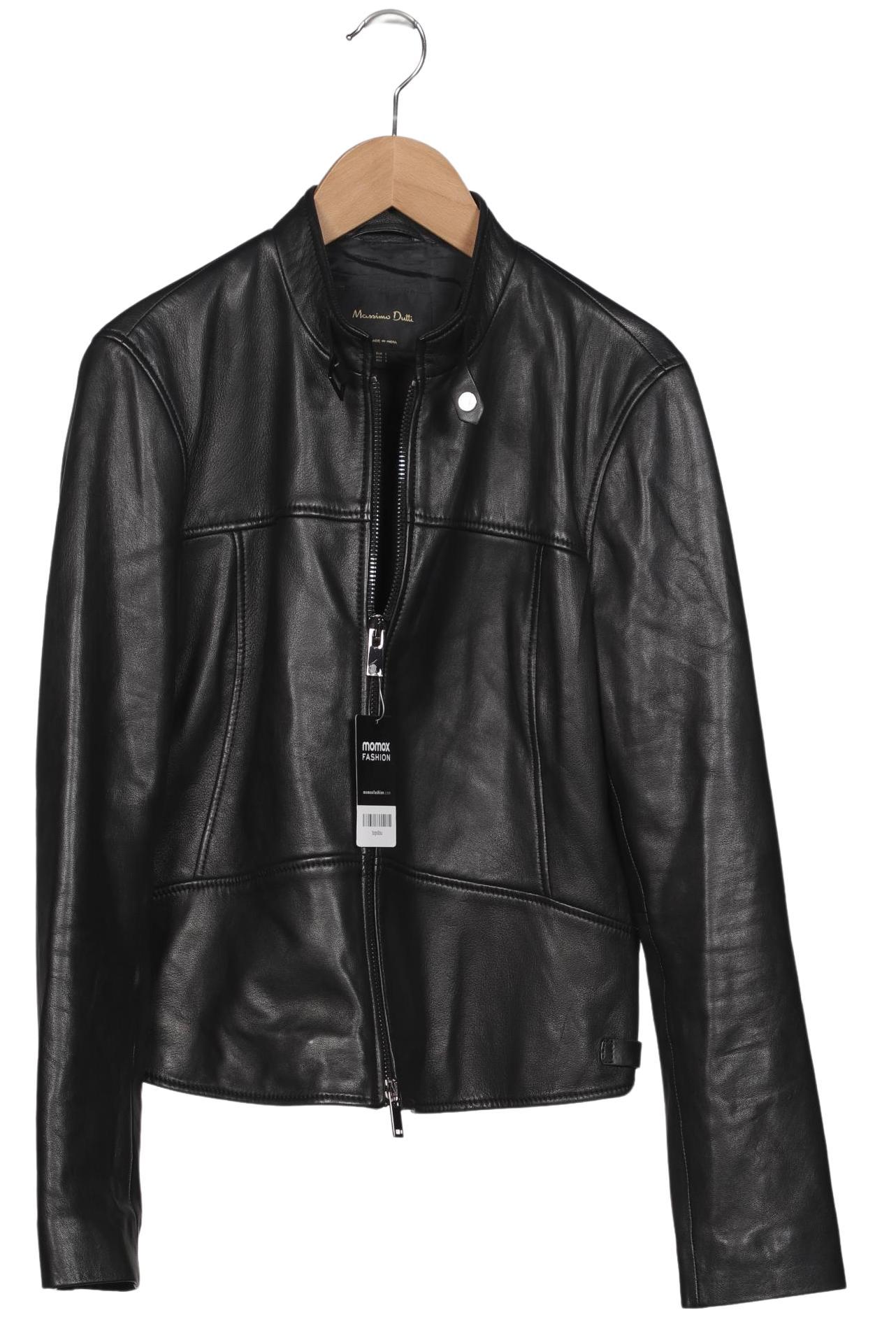 

Massimo Dutti Damen Jacke, schwarz, Gr. 42