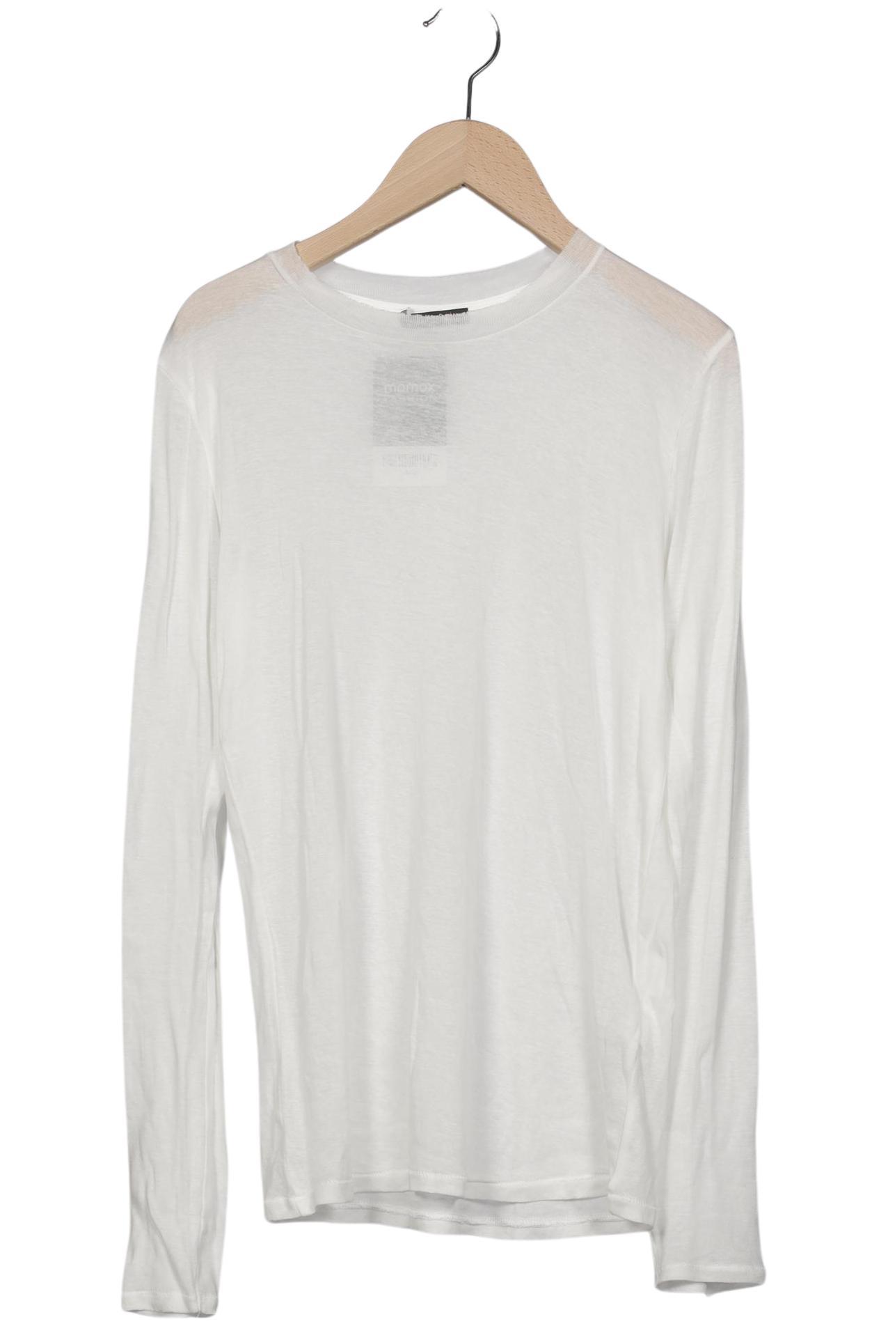 

Massimo Dutti Damen Langarmshirt, weiß, Gr. 38