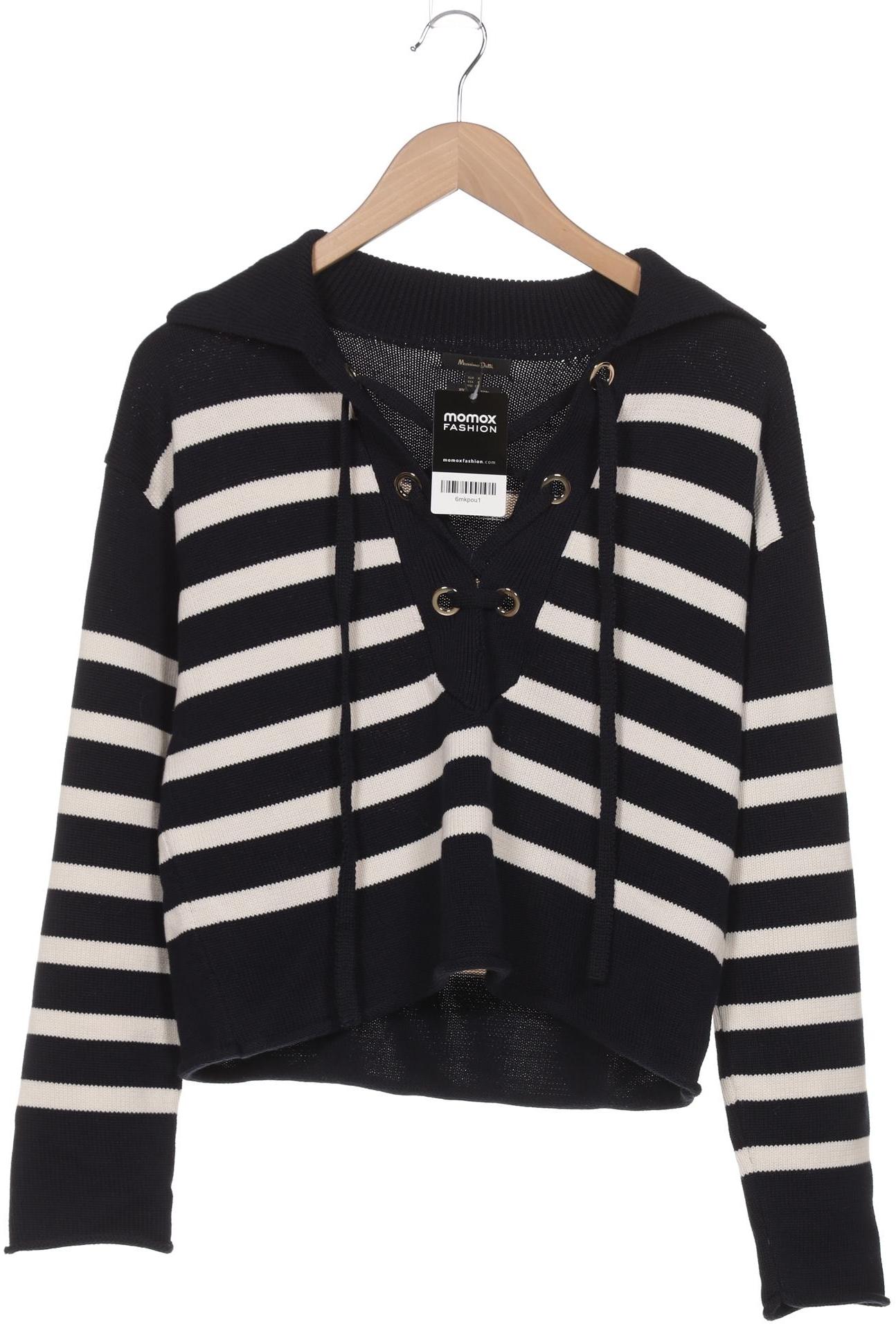 

Massimo Dutti Damen Pullover, marineblau, Gr. 36