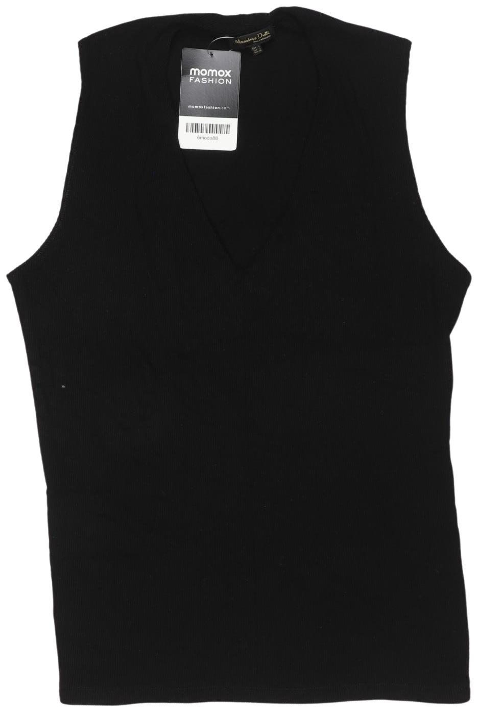 

Massimo Dutti Damen Top, schwarz, Gr. 42