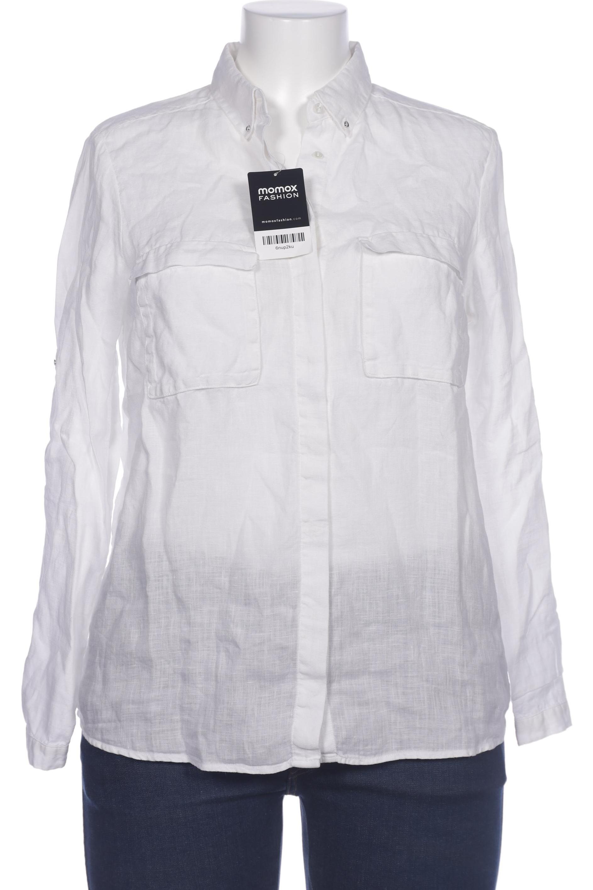 

Massimo Dutti Damen Bluse, weiß, Gr. 42